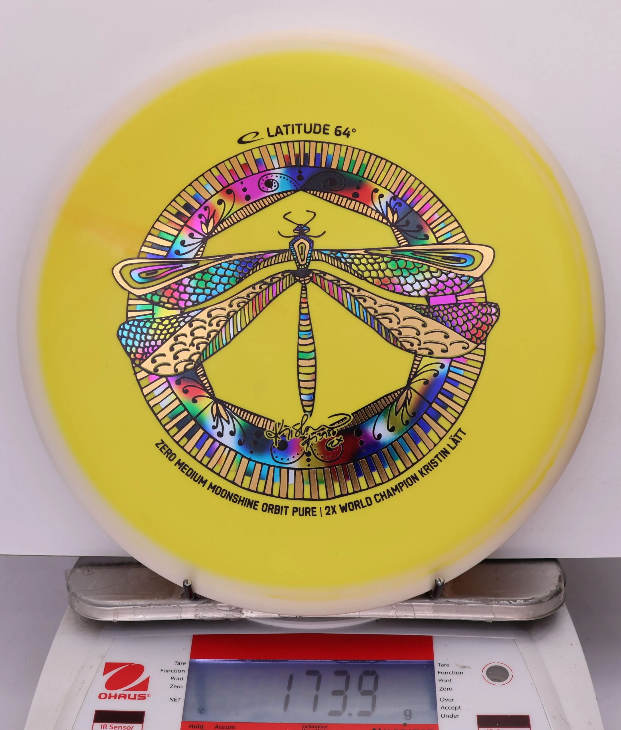 838779 Zero Medium Orbit Moonshine Pure, Kristin Latt 2026 Team Series - #63 White-Yellow, 174