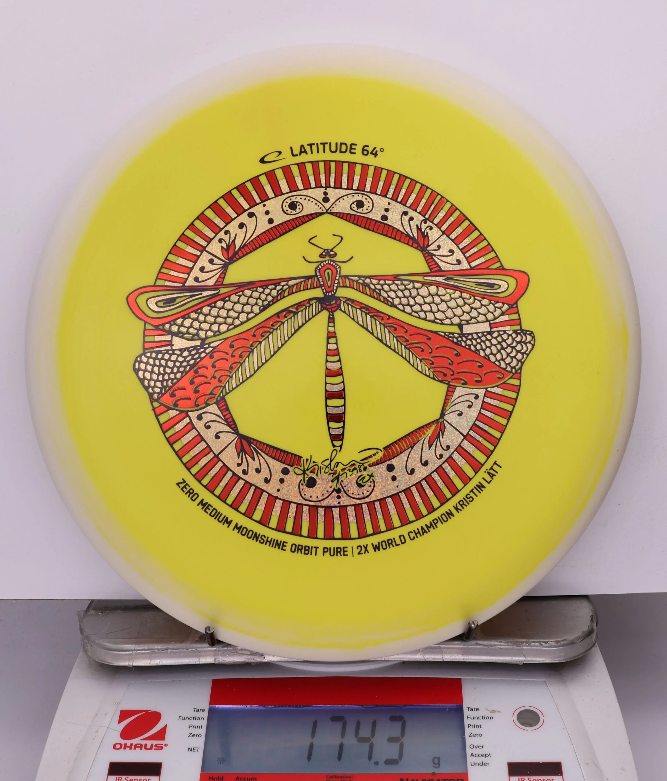 842747 Zero Medium Orbit Moonshine Pure, Kristin Latt 2026 Team Series - #202 WhtYellow, 174