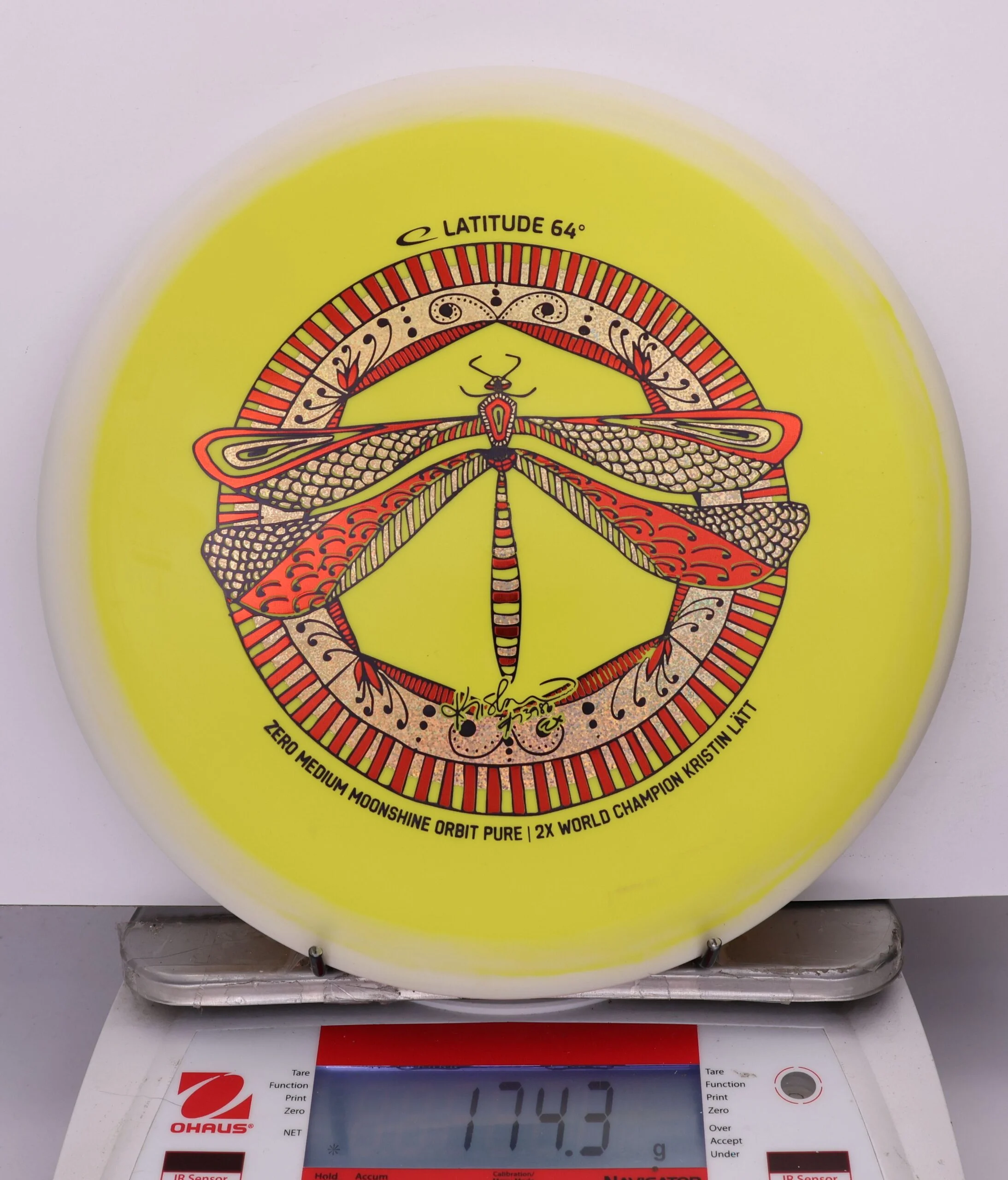 842748 Zero Medium Orbit Moonshine Pure, Kristin Latt 2026 Team Series - #203 WhtYellow, 174