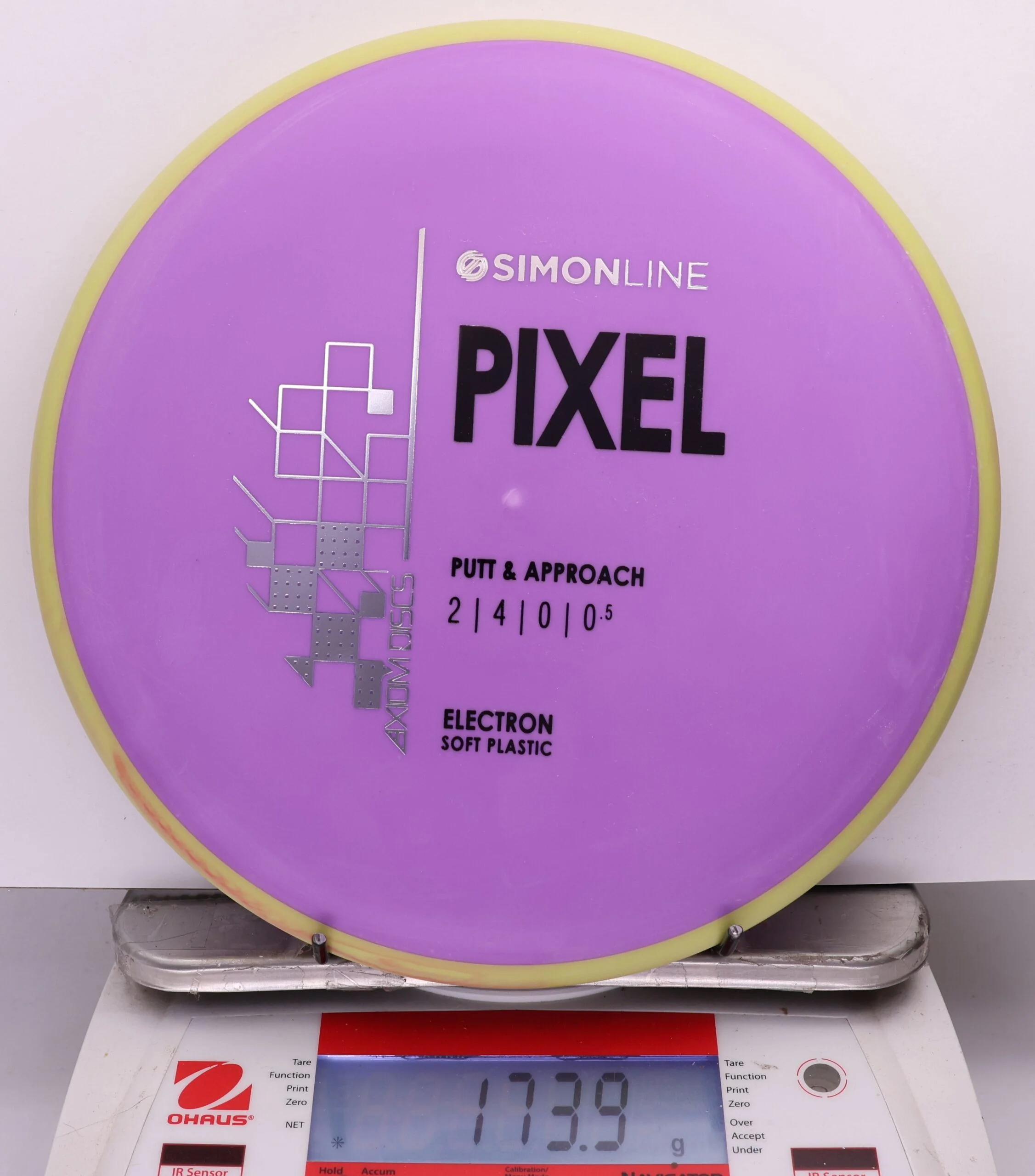 843355 Simon Line Electron Soft Pixel - #76 Yellow-Purple, 174