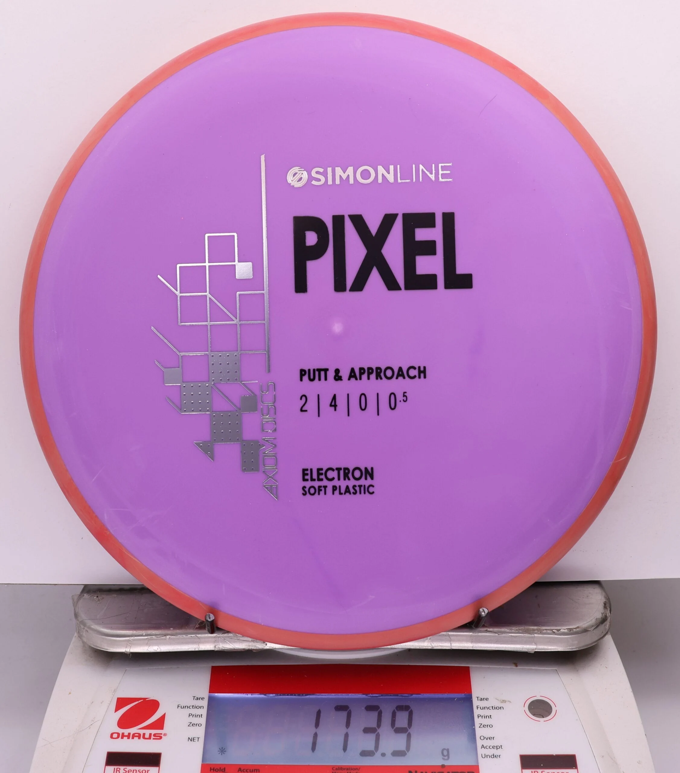 843358 Simon Line Electron Soft Pixel - #79 Orange-Purple, 174