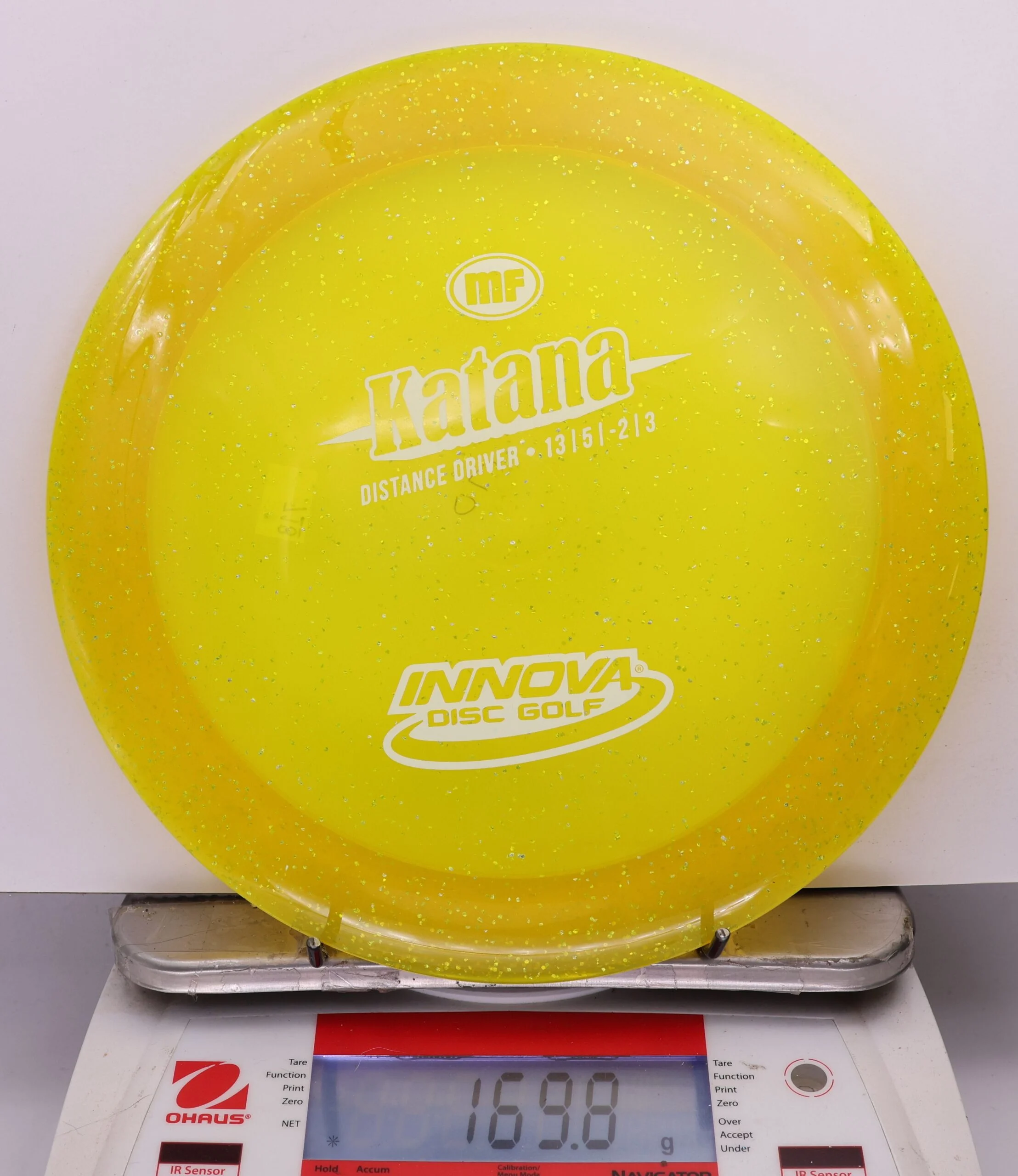843521 Metal Flake Champion Katana - #718 Yellow, 170