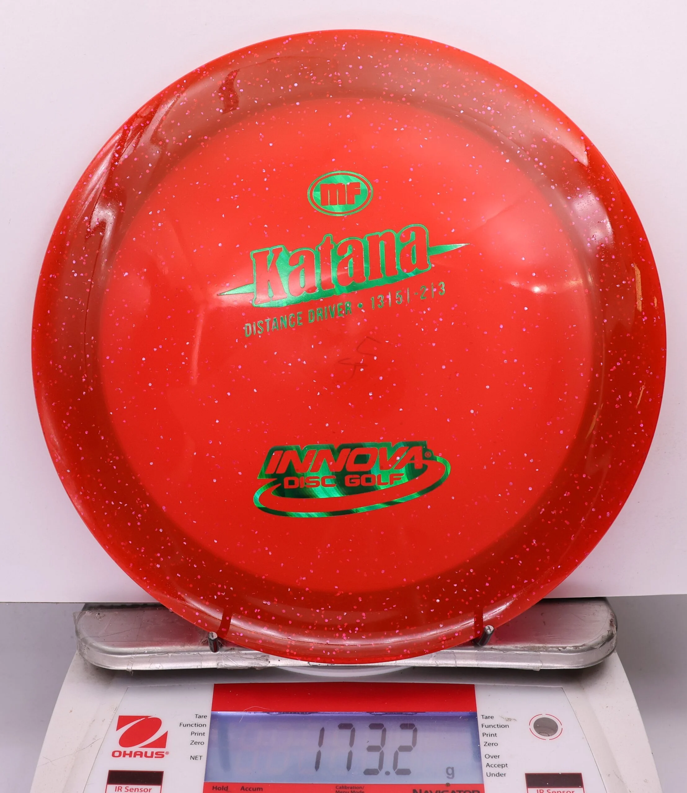 843522 Metal Flake Champion Katana - #719 Red, 173