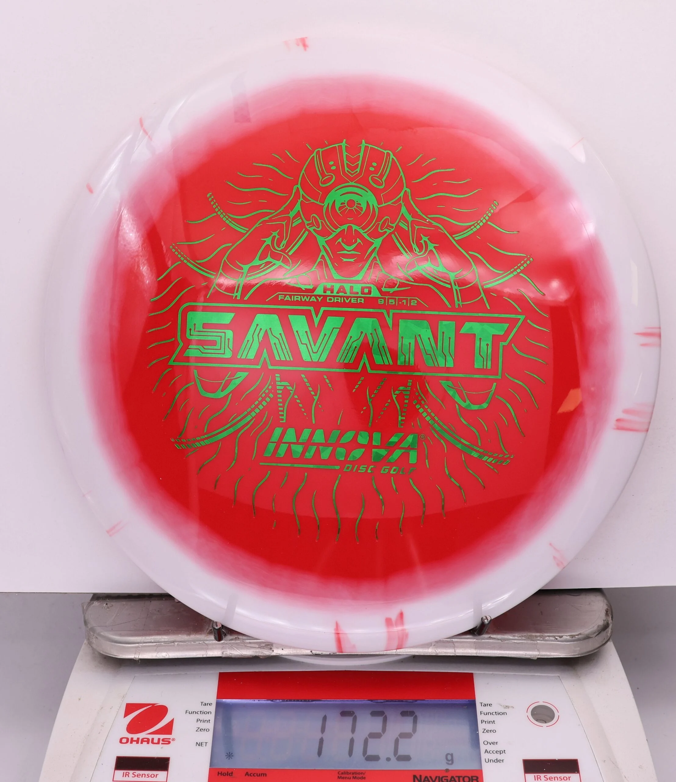 844059 Halo Star Savant - #715 White-Red, 172