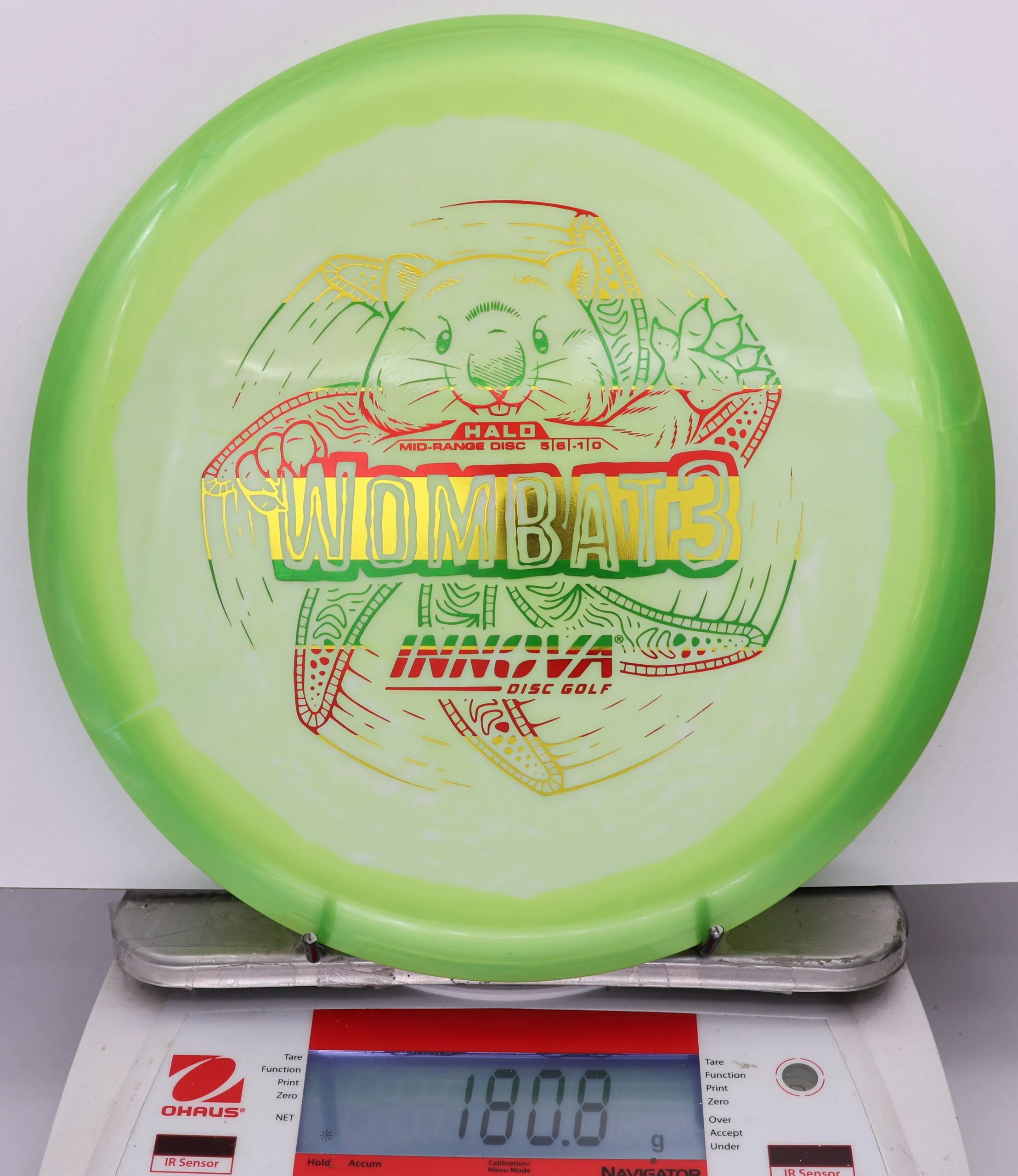 844115 Halo Star Wombat3 - #719 Green-White, 181