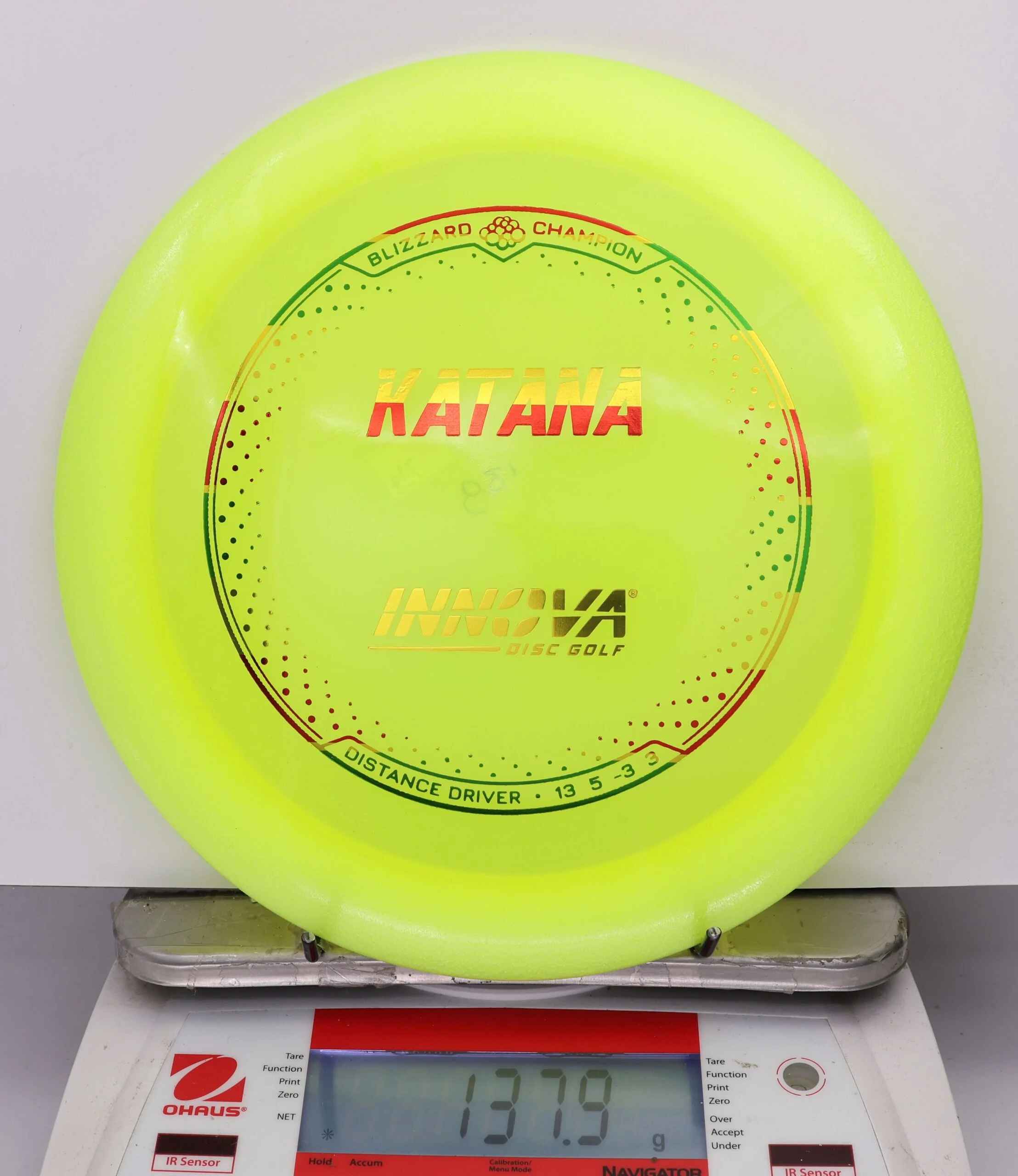 844445 Blizzard Katana - #714 Yellow, 138