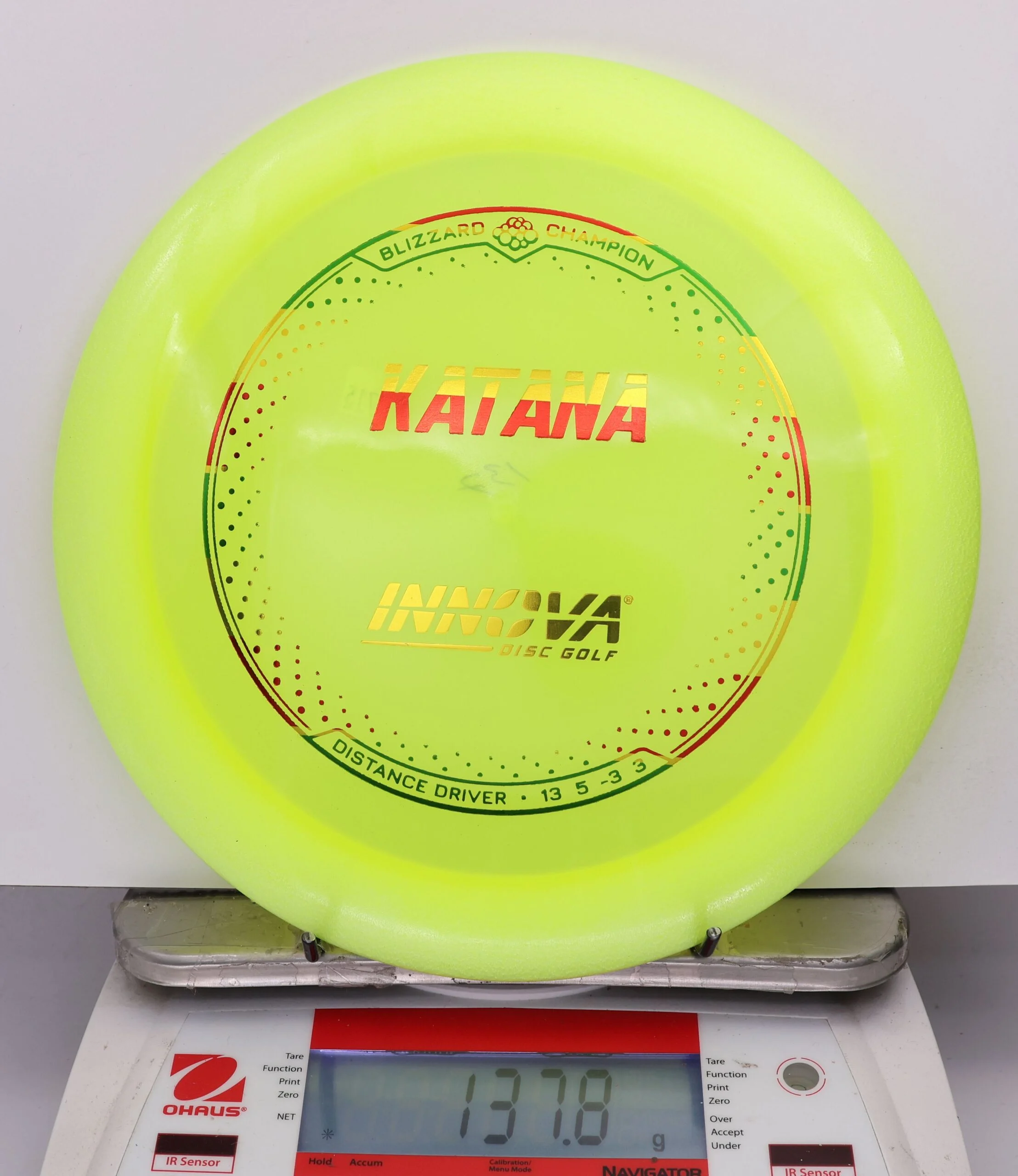 844446 Blizzard Katana - #715 Yellow, 138