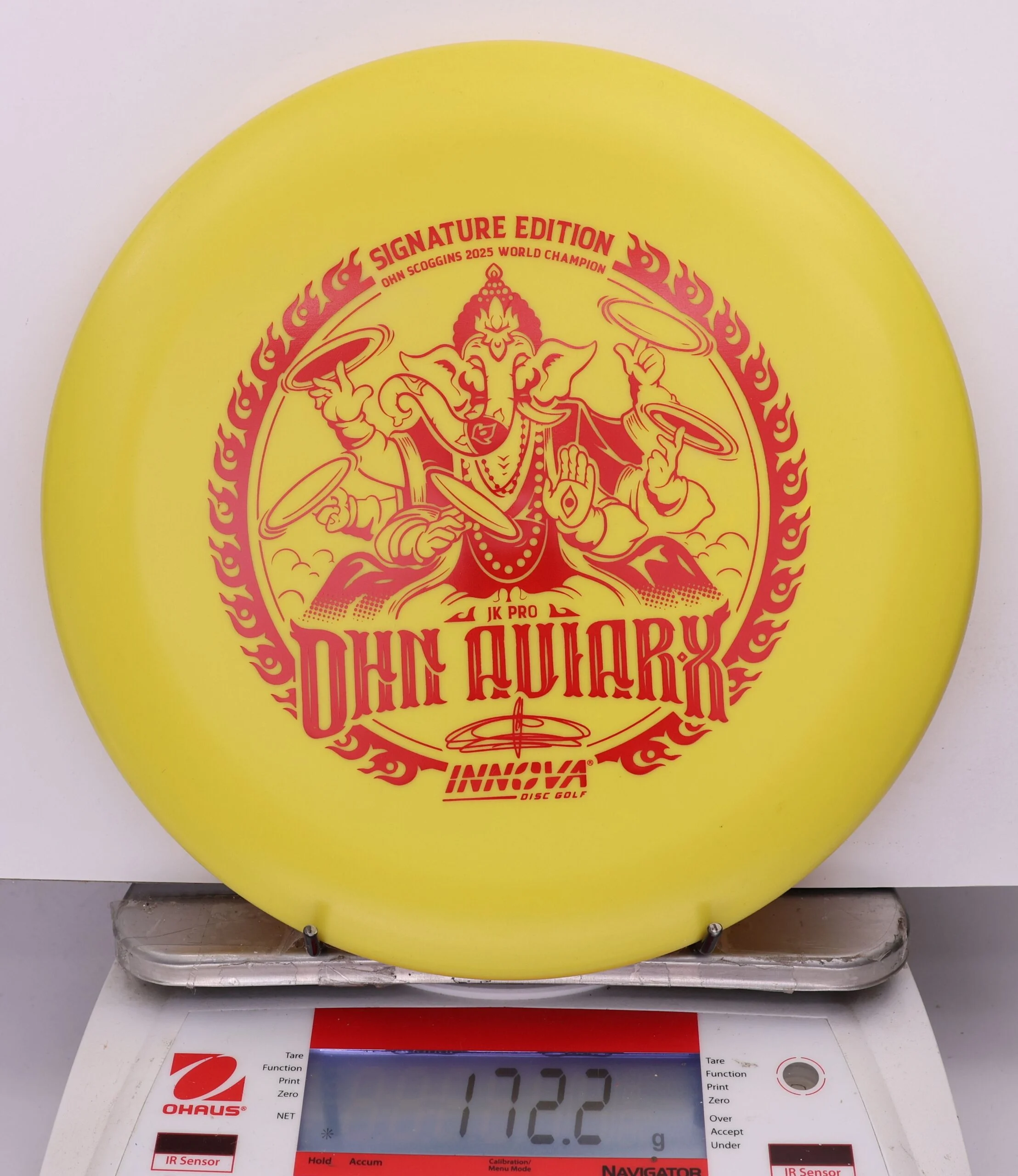 844869 JK Pro Aviar-X, Ohn Scoggins FPO World Champion Character - Signature Edition - #715 Yellow, 172