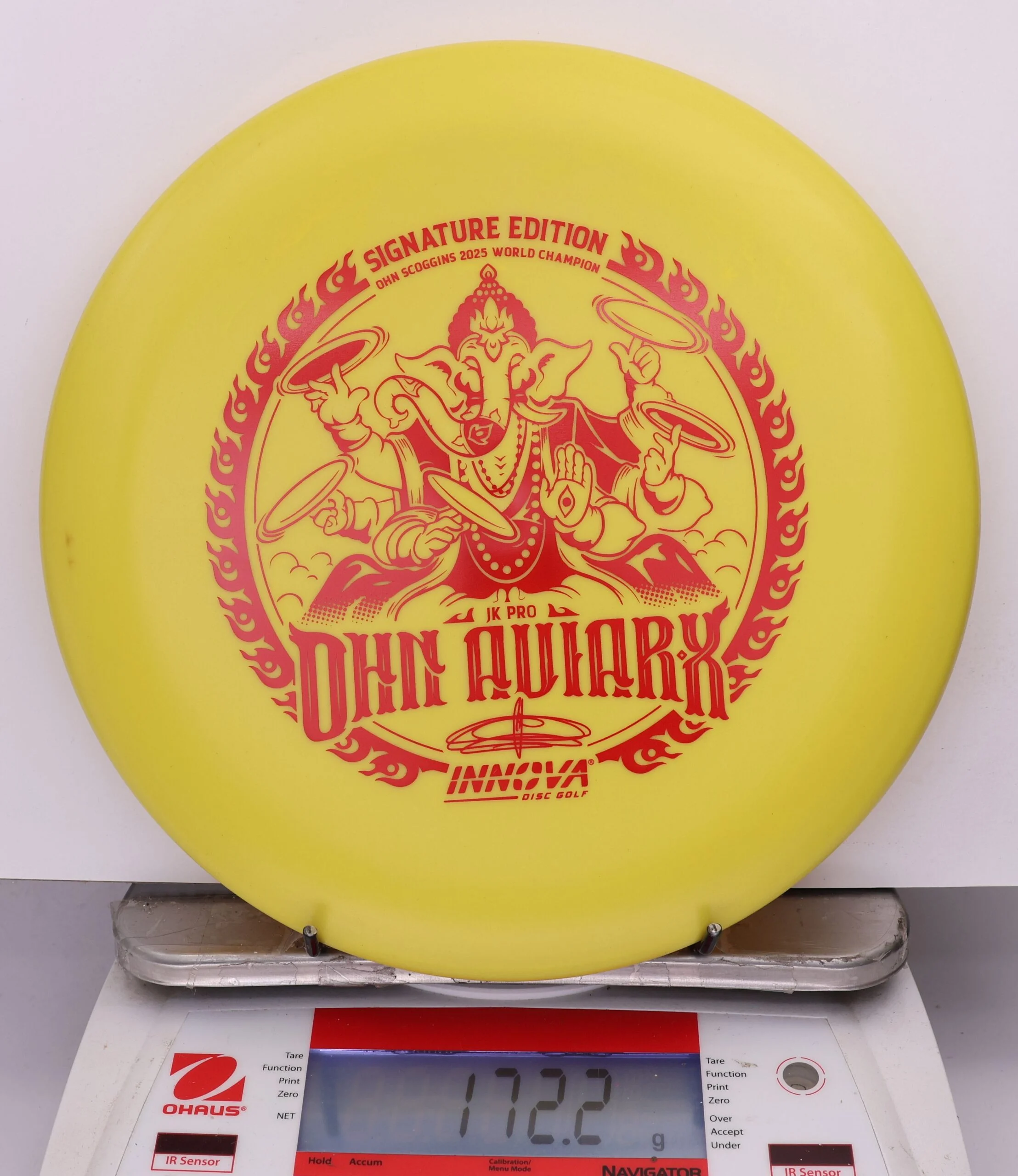 844873 JK Pro Aviar-X, Ohn Scoggins FPO World Champion Character - Signature Edition - #716 Yellow, 172