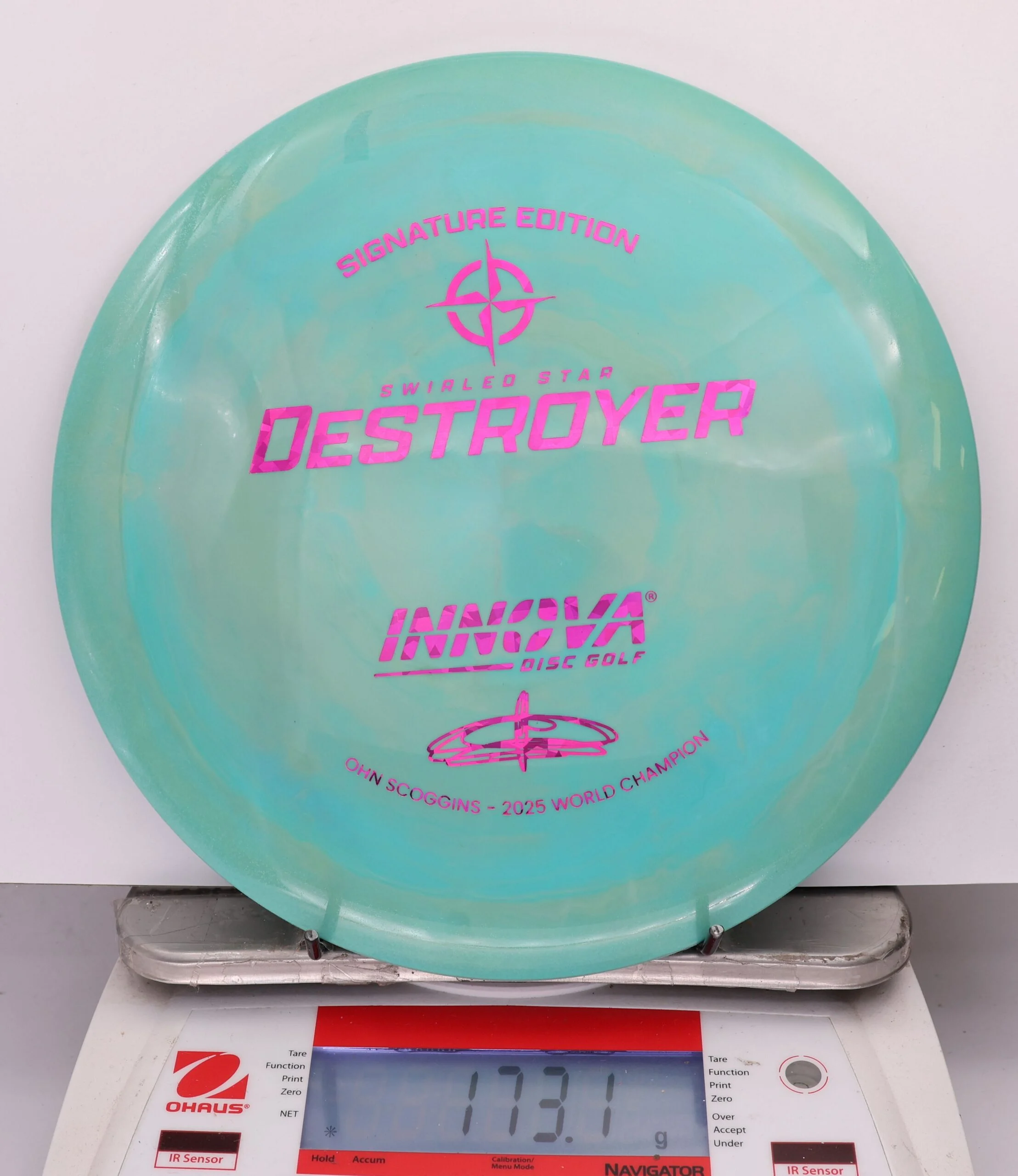 845577 Swirled Star Destroyer, Ohn Scoggins 2025 FPO World Champion - #713 GreenBlue, 173