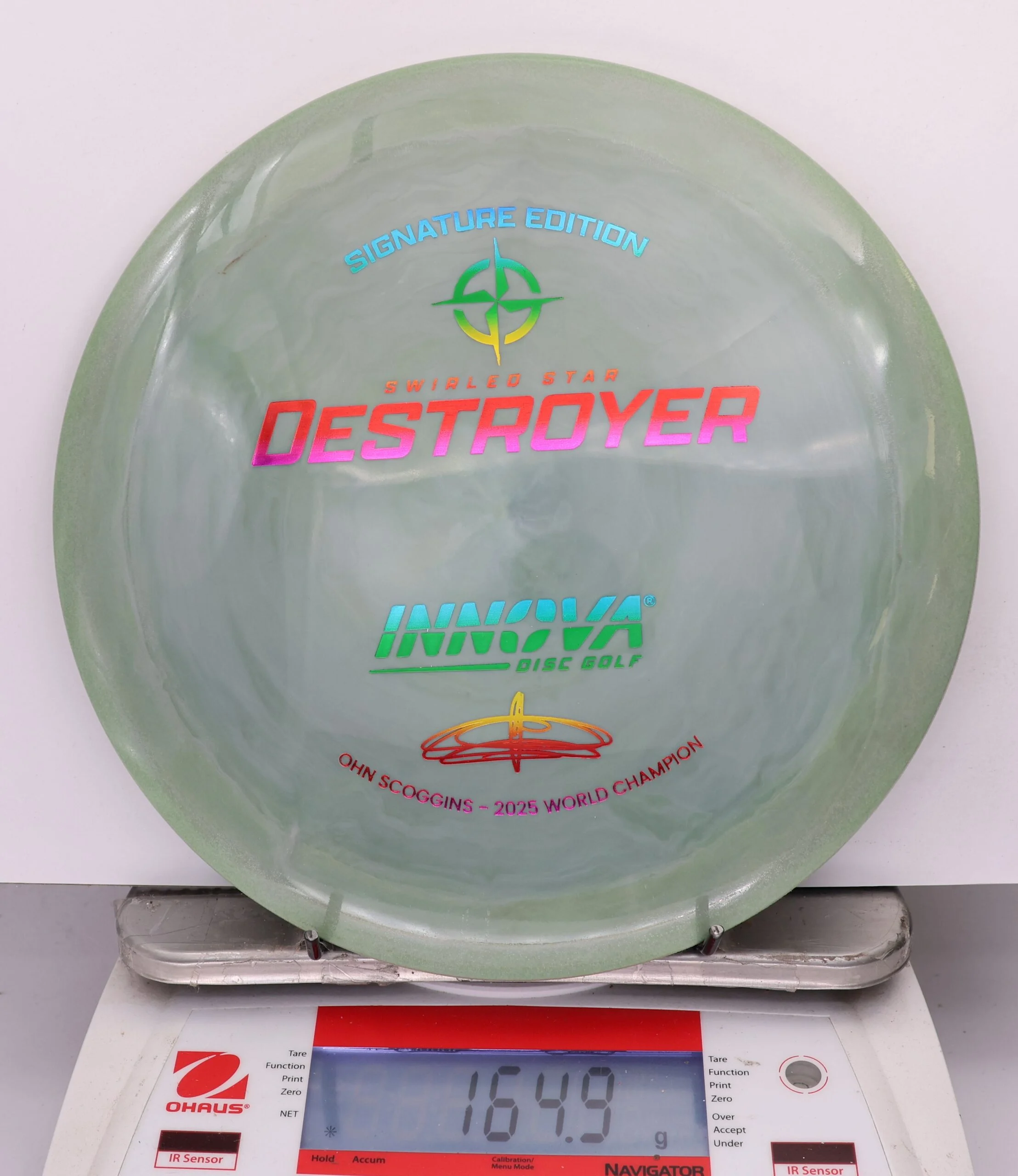 845579 Swirled Star Destroyer, Ohn Scoggins 2025 FPO World Champion - #715 GrayGreen, 165