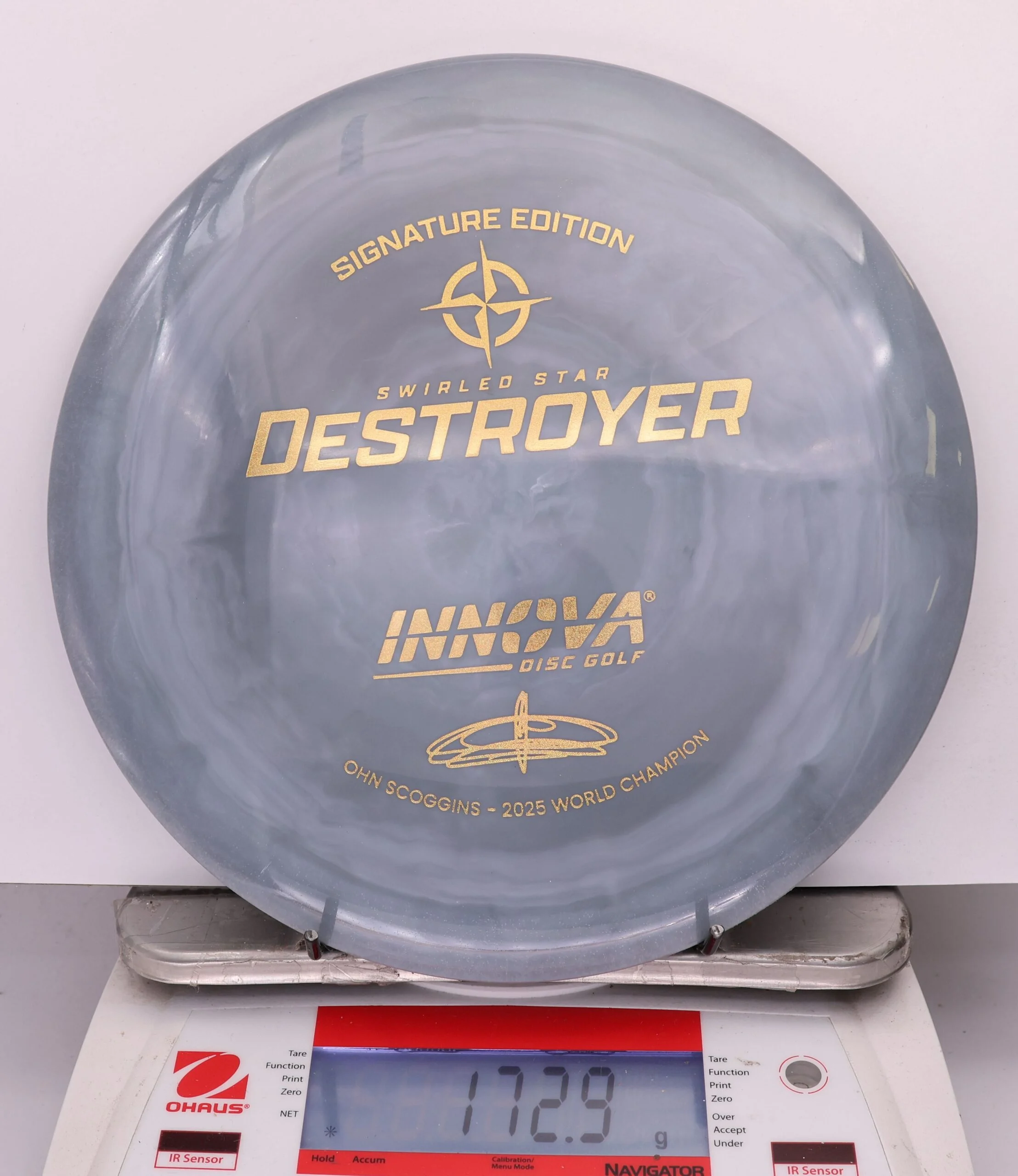 845587 Swirled Star Destroyer, Ohn Scoggins 2025 FPO World Champion - #716 Gray, 173