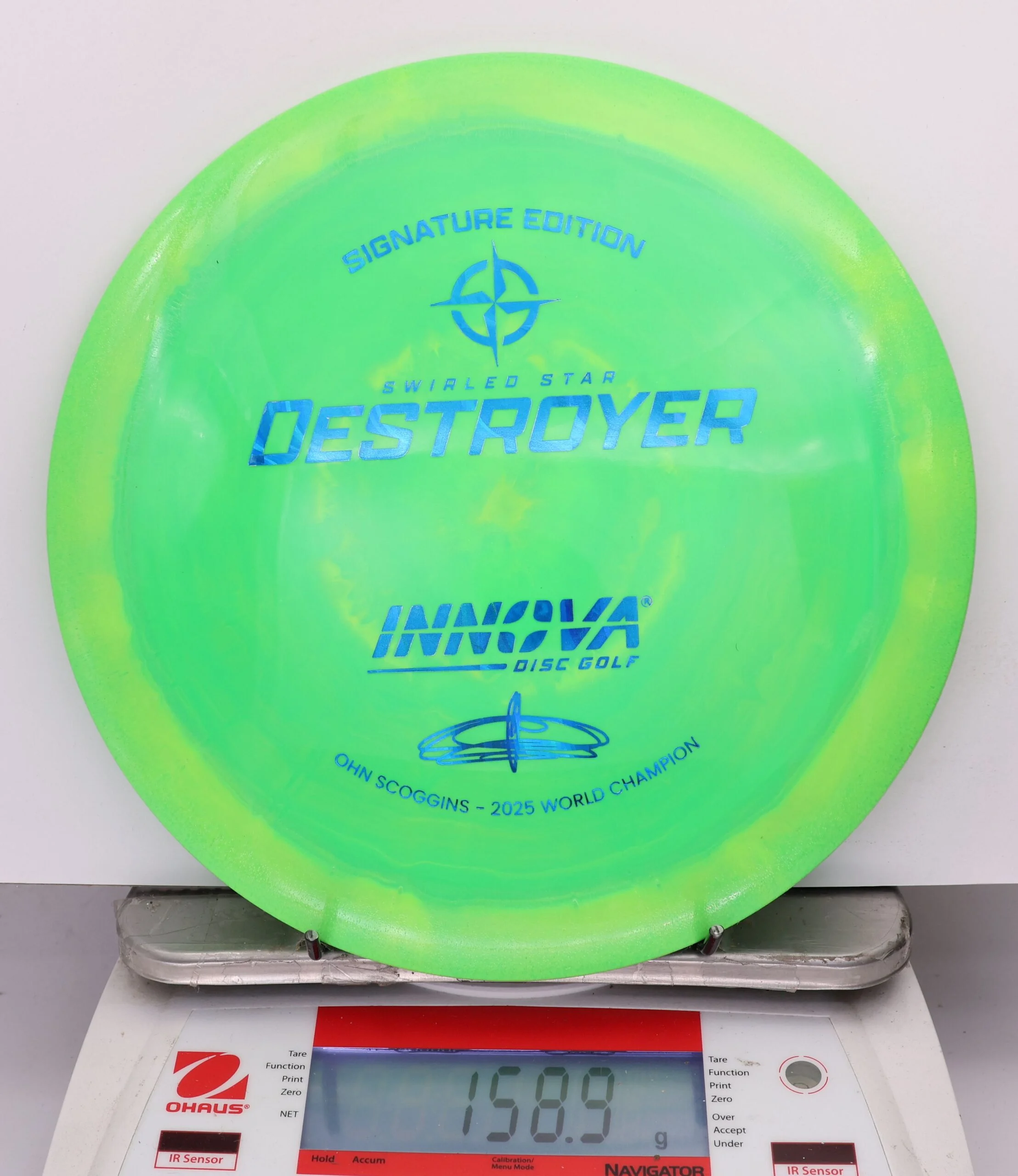845600 Swirled Star Destroyer, Ohn Scoggins 2025 FPO World Champion - #722 NGreen, 159