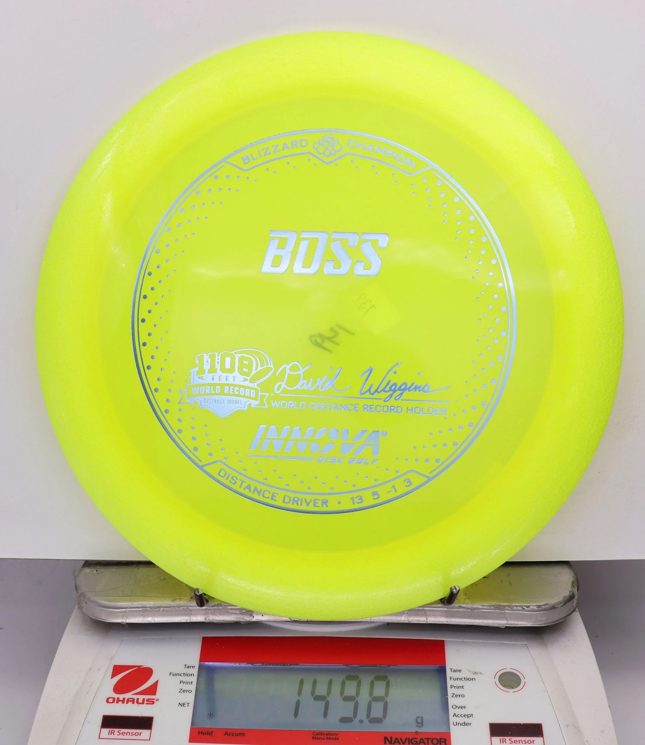 845953 Blizzard Boss, Wiggins 1108 - #739 NYellow, 150