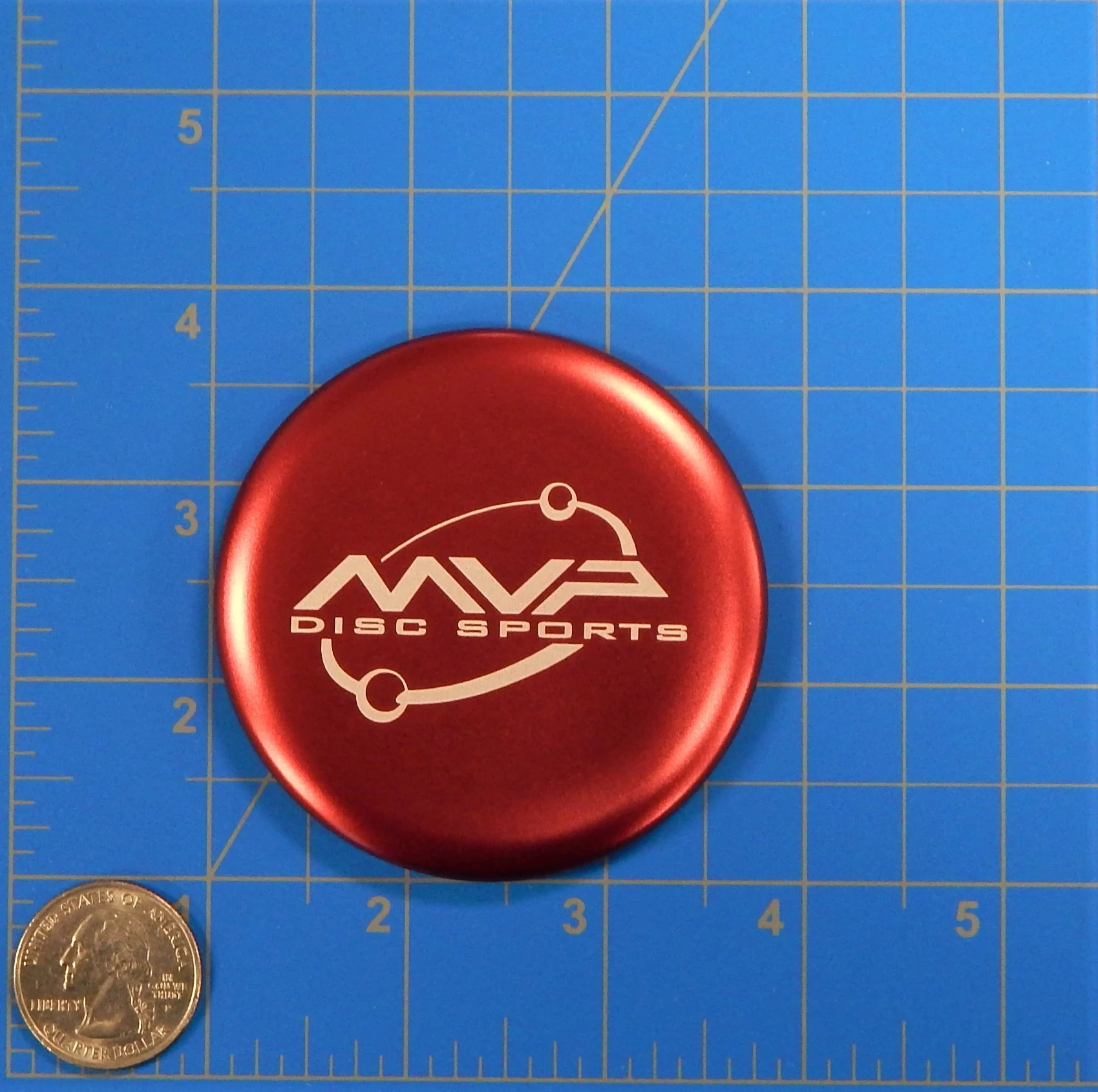 847095 MVP Metal Mini, Small Putter - Red