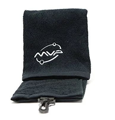 847114 MVP Tri-Fold Towel - Black,