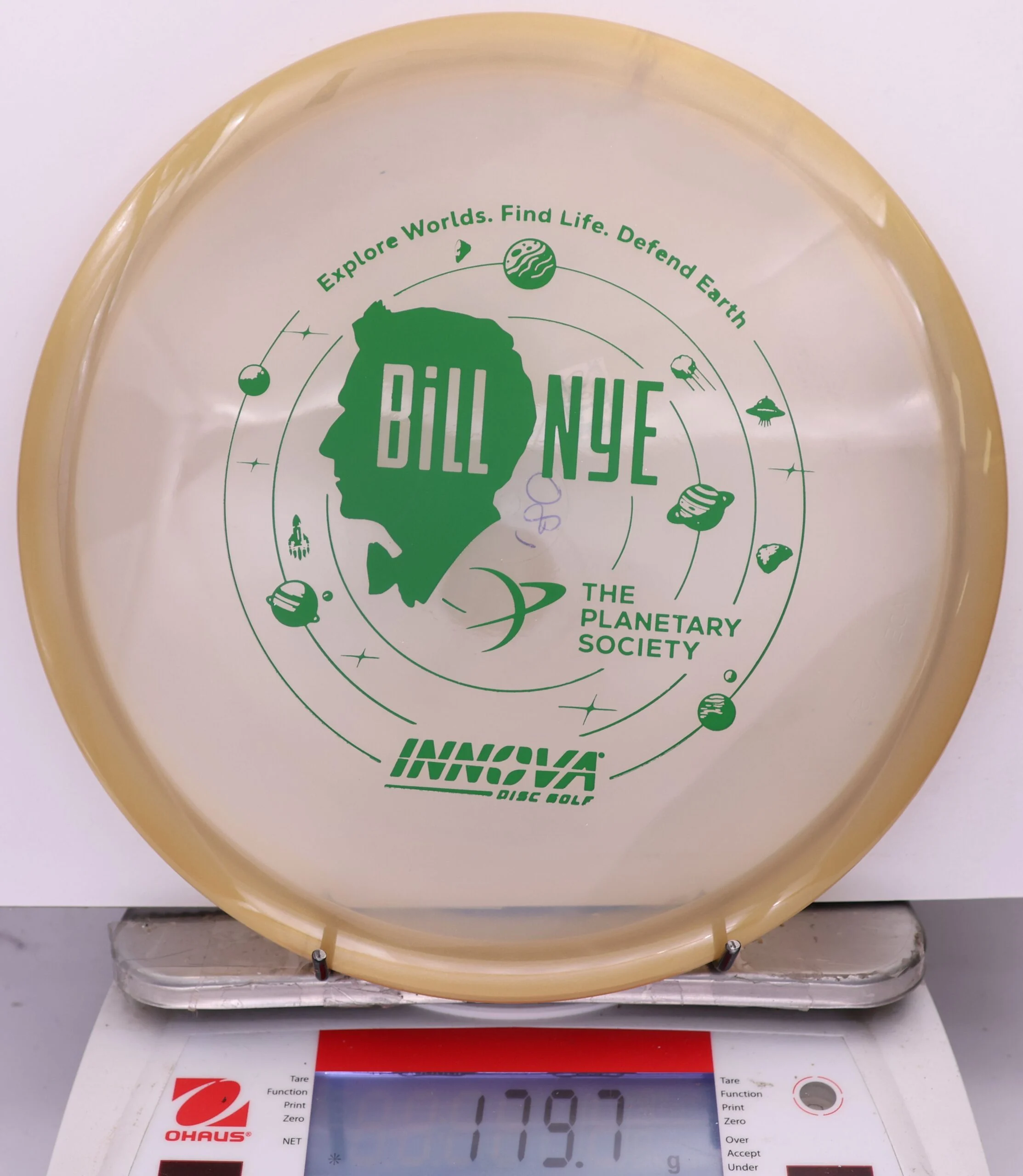 848585 Halo Champion Mako3, Bill Nye - #849 Tan-Clearish, 180