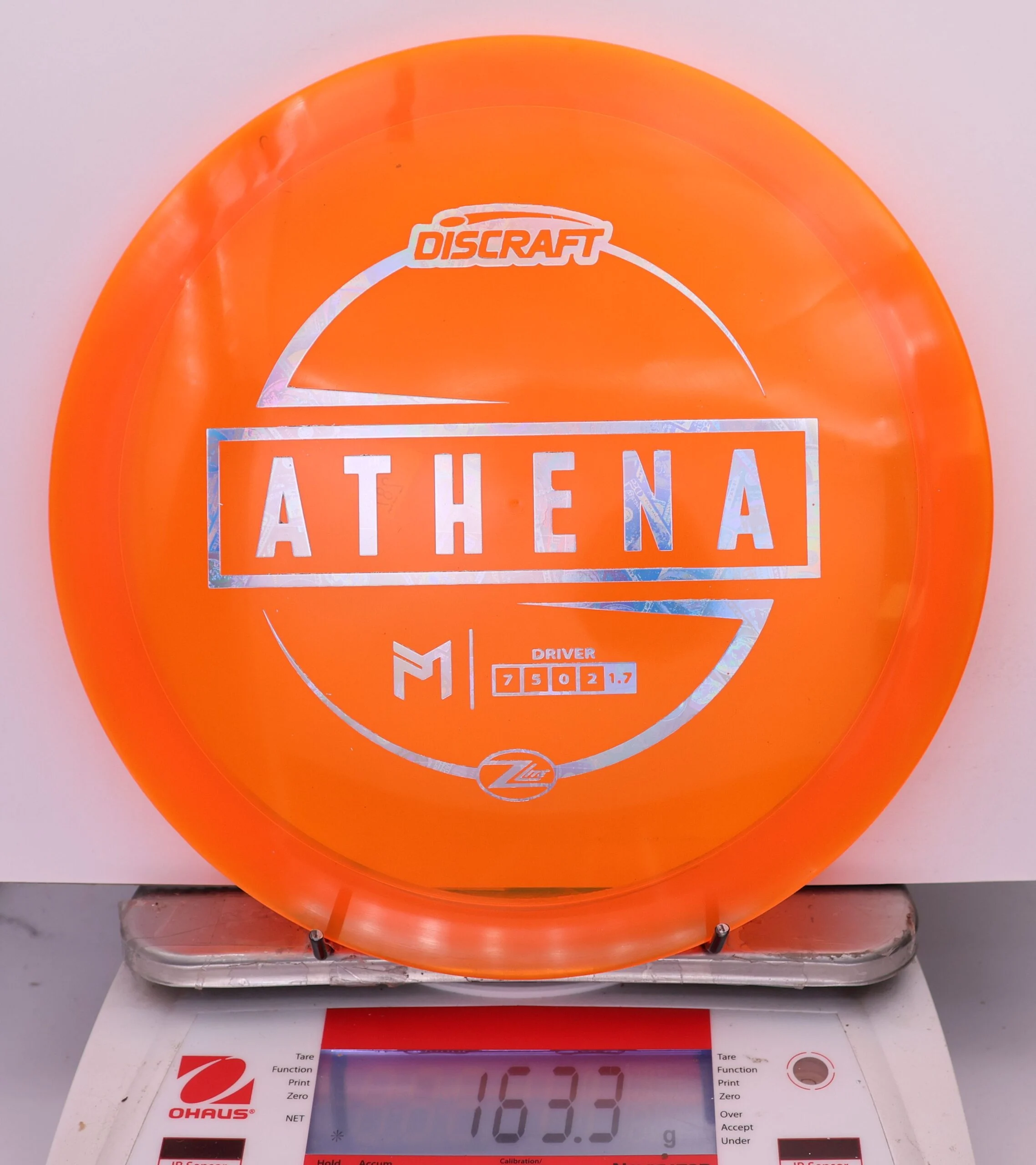 849147 Z Lite Athena, Paul McBeth - #287 Orange, 163
