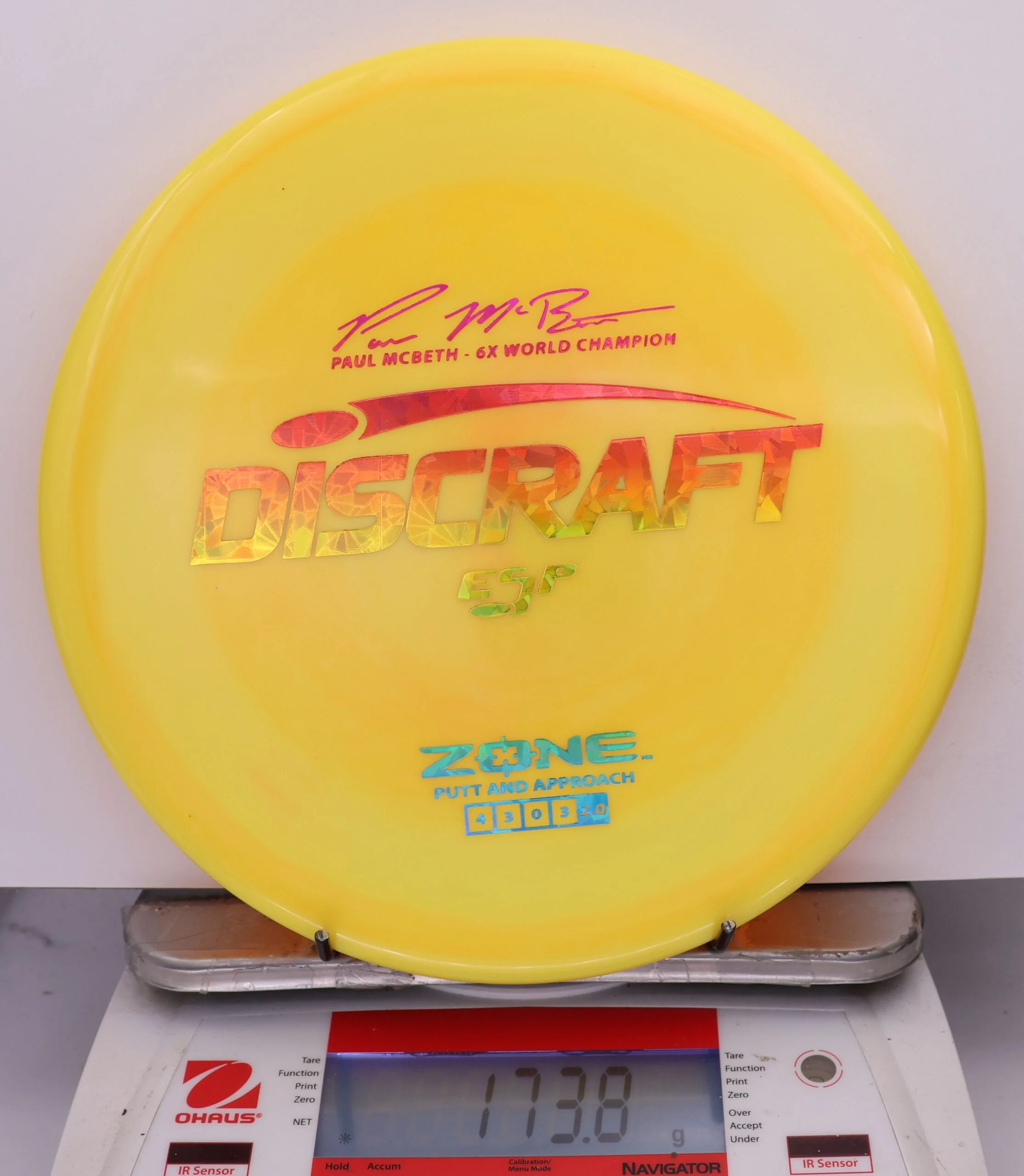 849875 ESP Zone, Paul McBeth 6X - #292 Yellow, 174