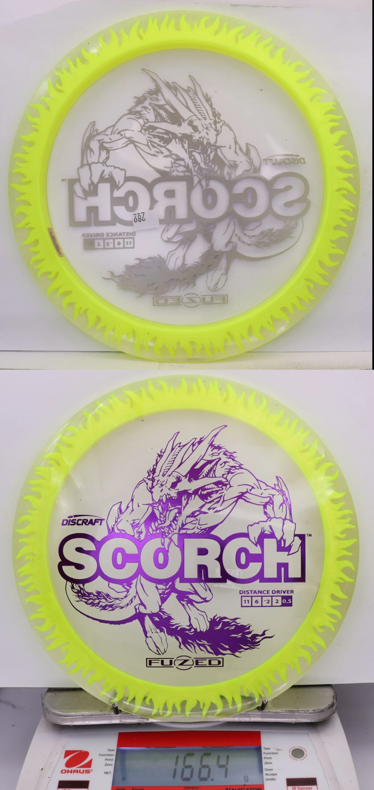 850283 FuZed Line Scorch - Flame - #289 NYellow-Clear, 166
