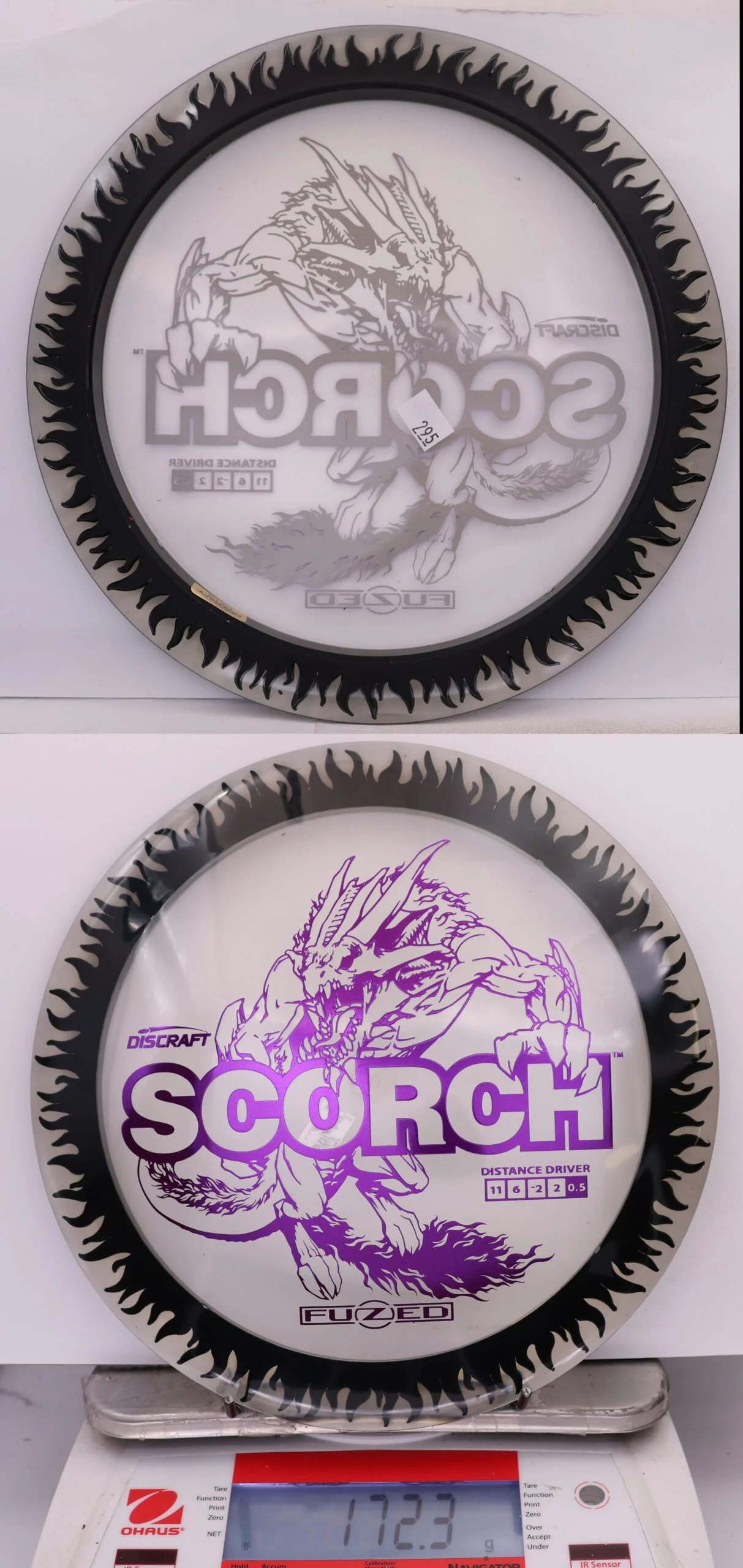 850296 FuZed Line Scorch - Flame - #295 Black-Clear, 172