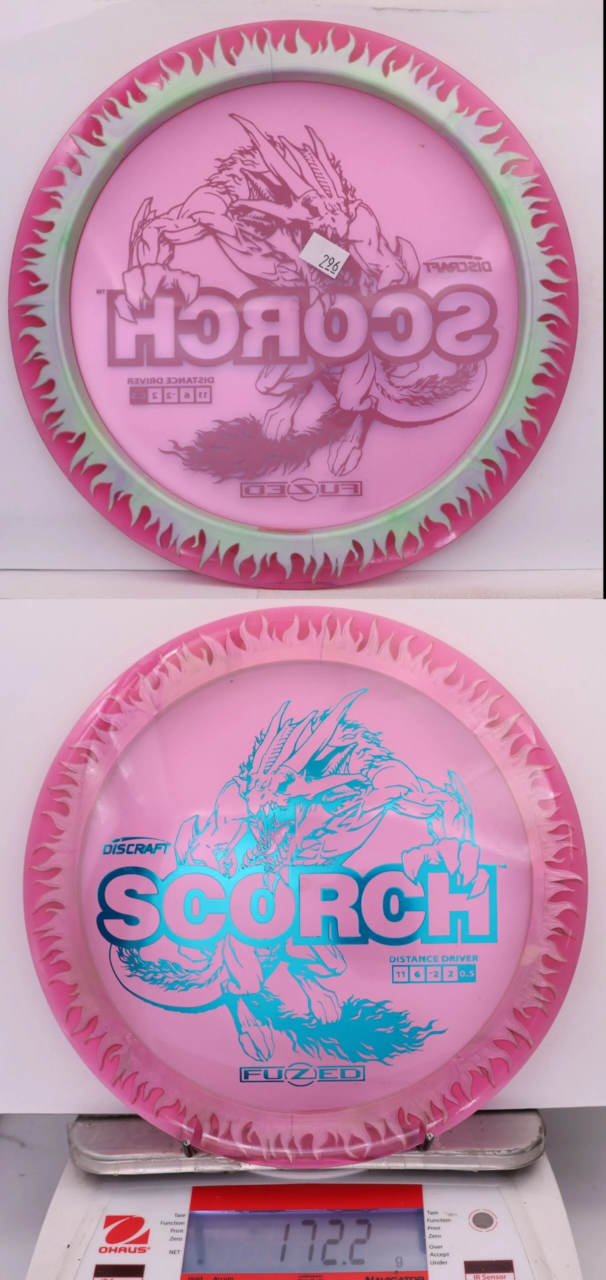 850297 FuZed Line Scorch - Flame - #296 LtGreen-Pink, 172