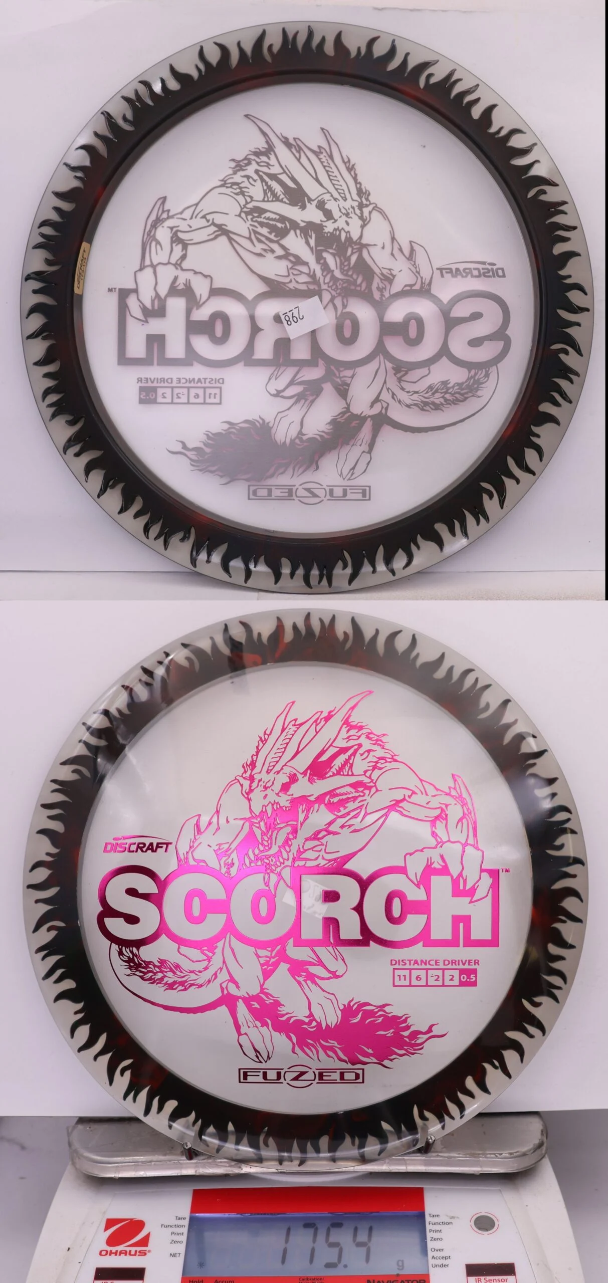 850306 FuZed Line Scorch - Flame - #298 Black-Clear, 175