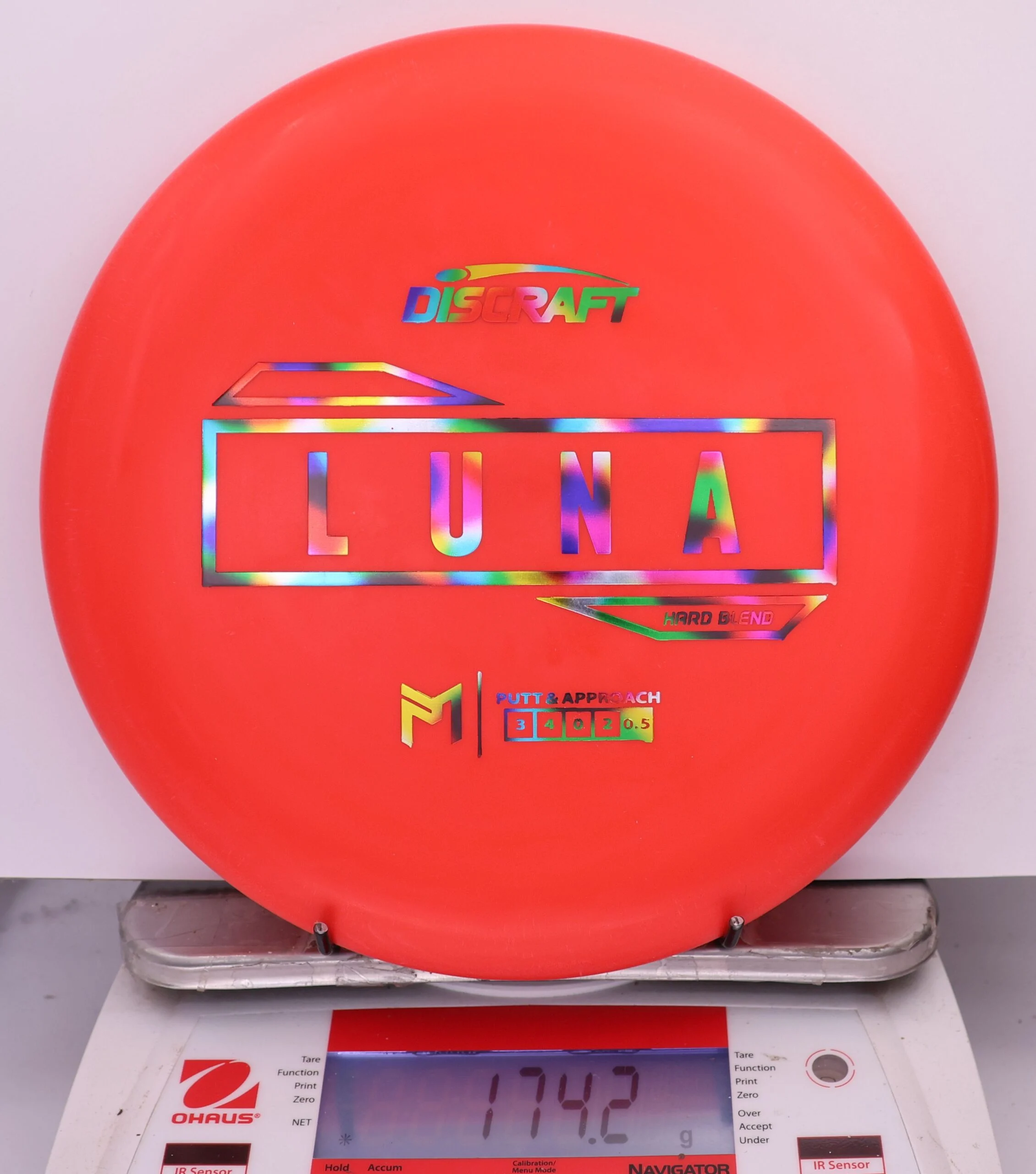 850822 Putter Line Hard Luna, Paul McBeth - #299 Red, 174
