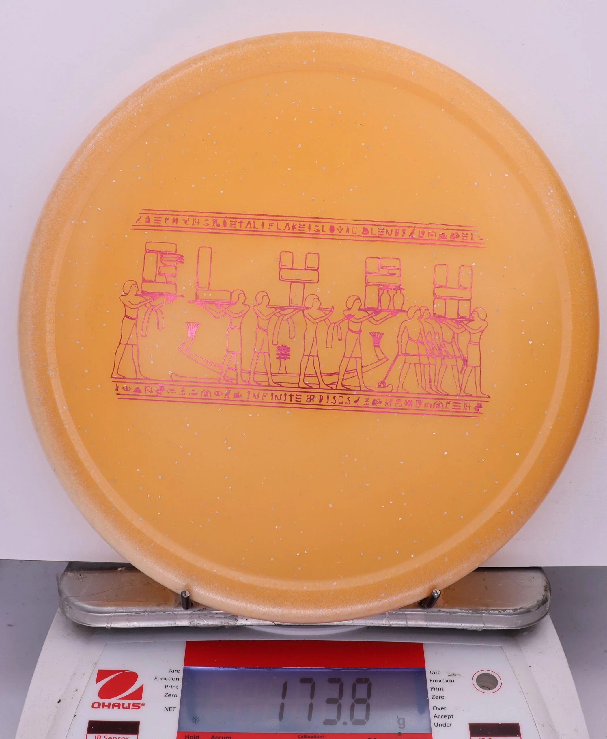 852969 Metal Flake Glow C-Blend Glyph - #595 OrangeGlow, 174