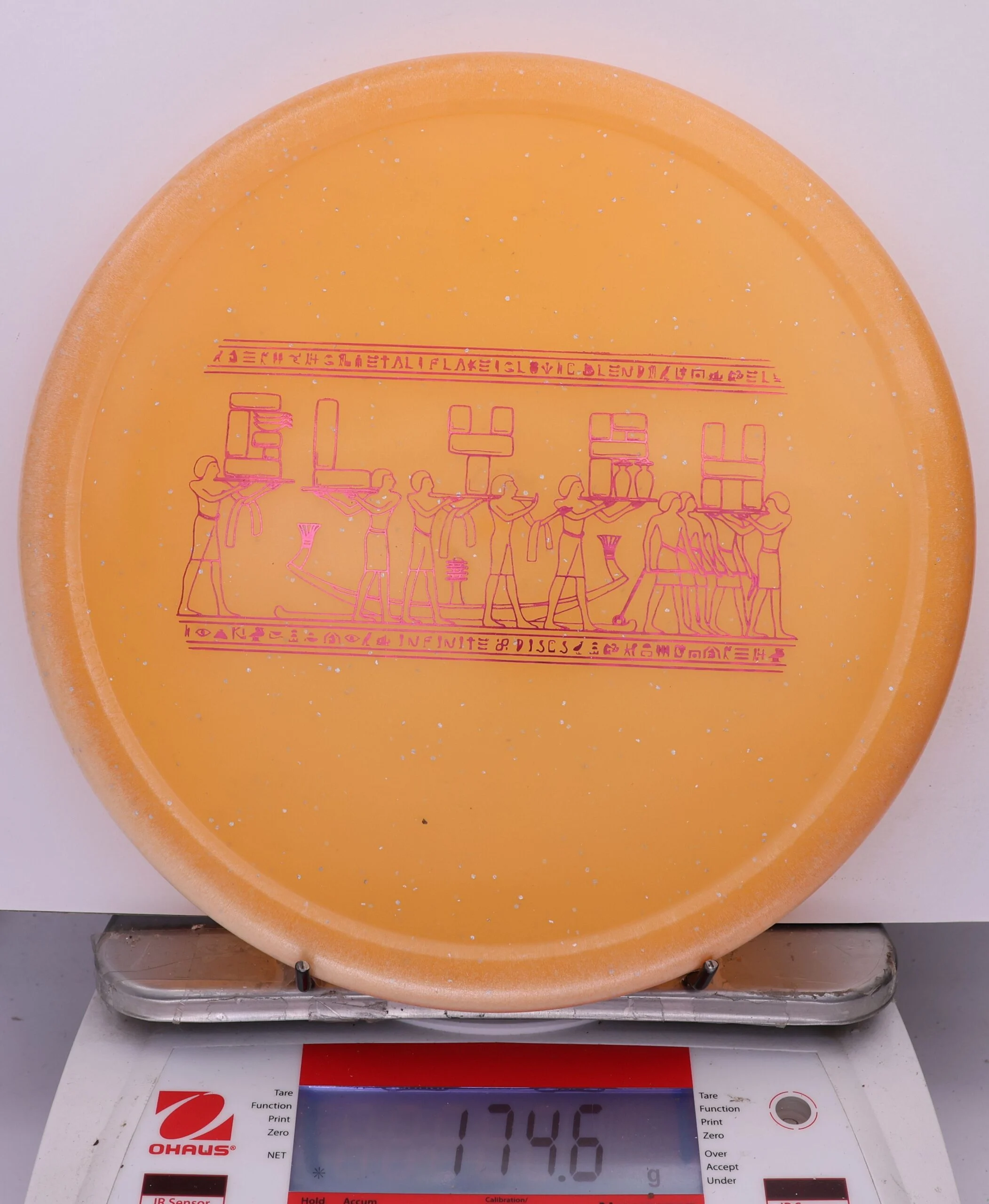 852970 Metal Flake Glow C-Blend Glyph - #596 OrangeGlow, 175