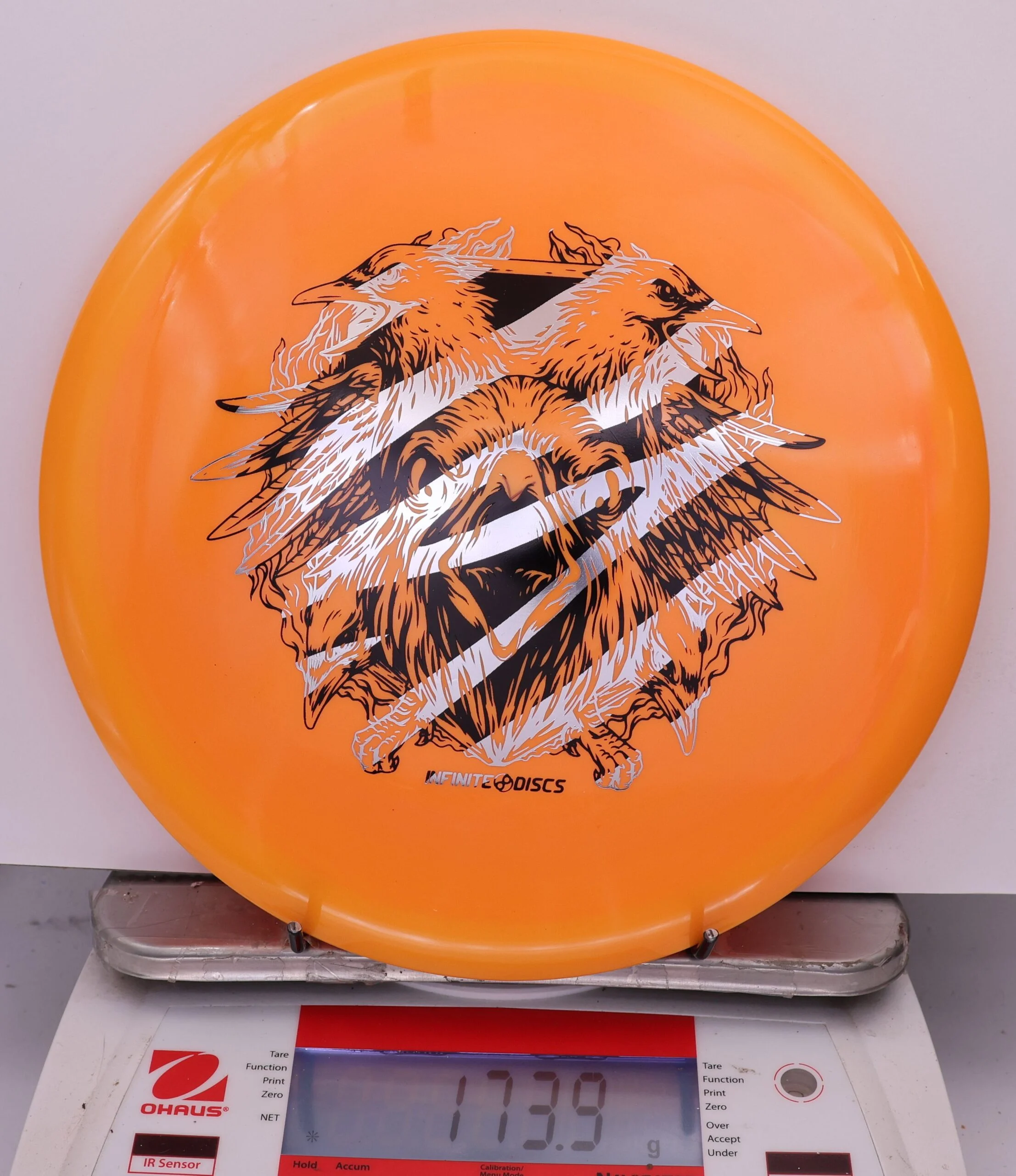 854040 X-Out Swirly S-Blend Roman - #593 Orange, 174