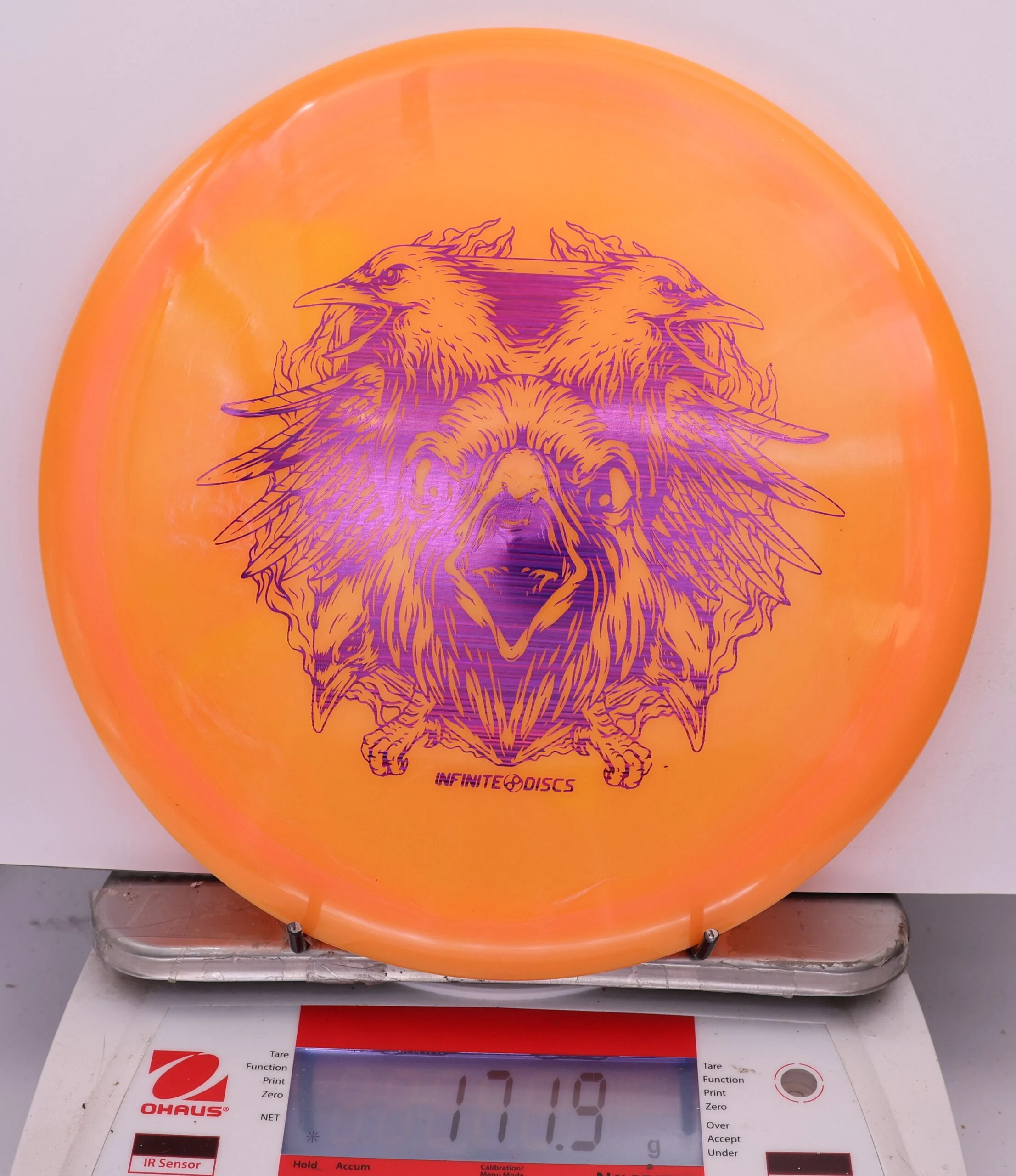 854043 X-Out Swirly S-Blend Roman - #596 Orange, 172