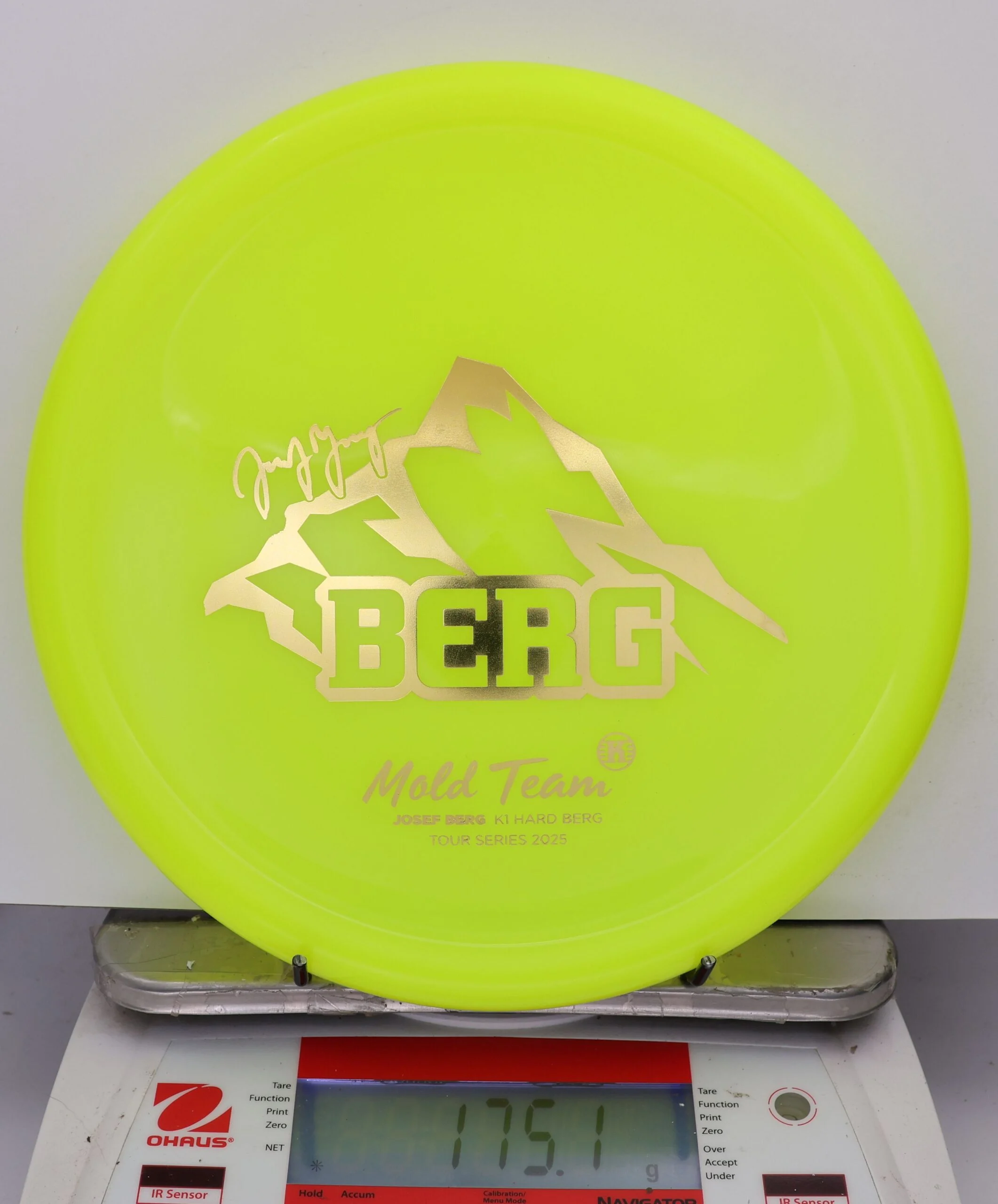 856231 K1 Hard Berg, Josef Berg Mold Team - #88 Yellow, 175