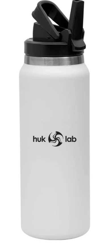 Huk Lab 32oz Stainless Steel Water Bottle w/ Straw - Image 3
