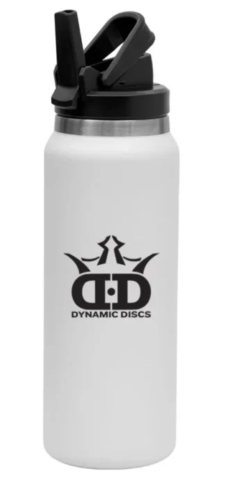 Dynamic Discs 32oz Stainless Steel Water Bottle w/ Straw