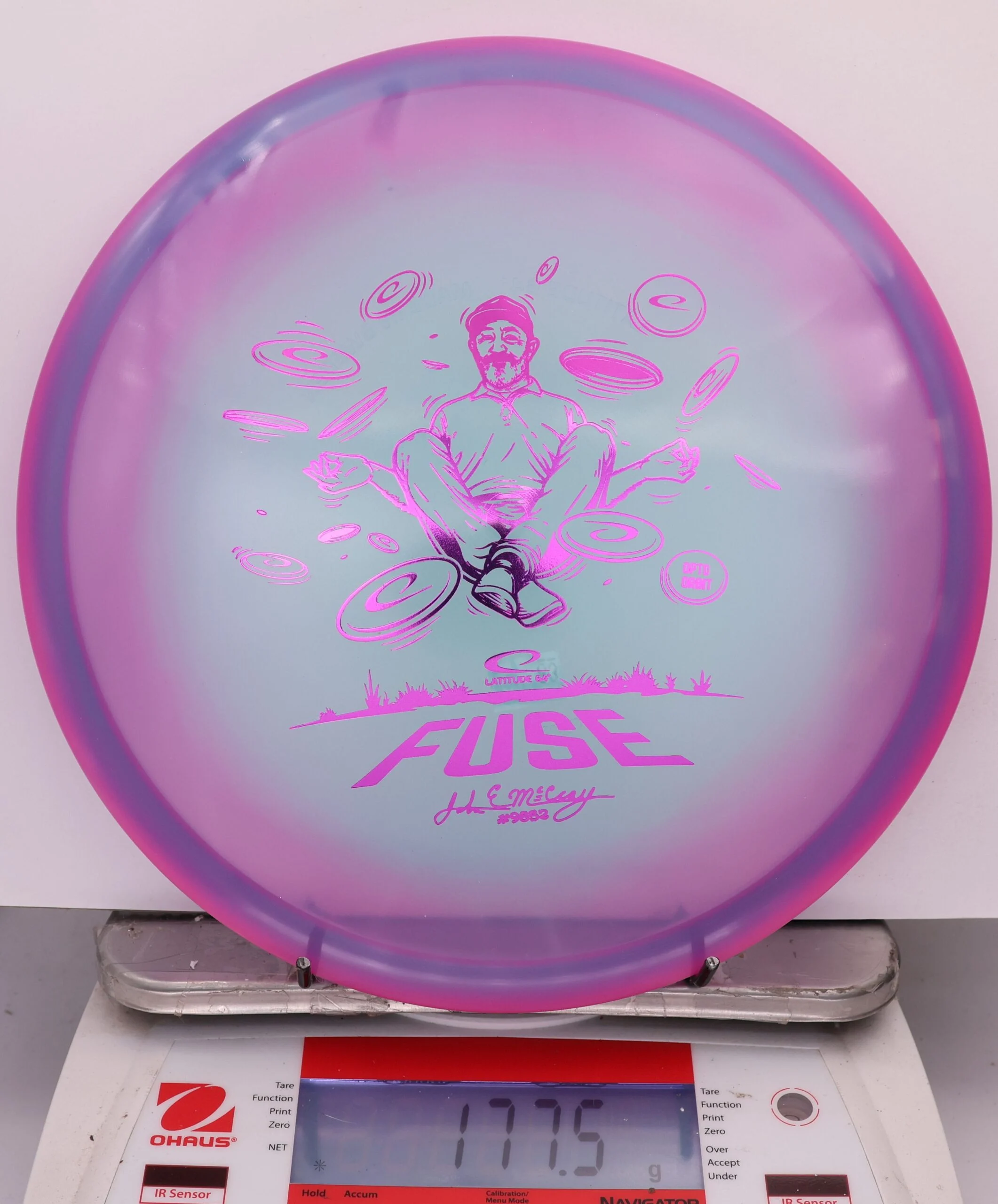 857274 Opto Orbit Fuse, JohnE McCray 2025 Team Series - #83 Purple-LtBlue, 178