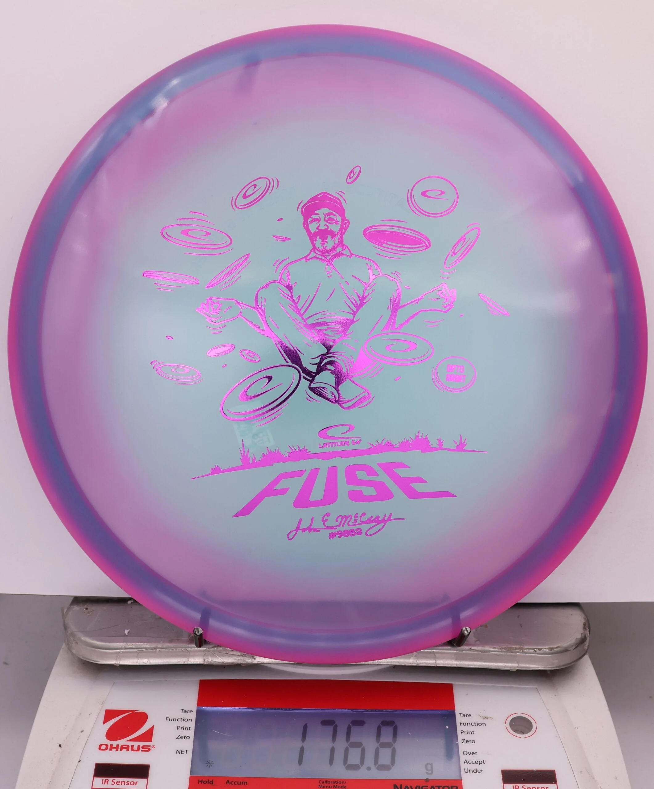 857275 Opto Orbit Fuse, JohnE McCray 2025 Team Series - #84 Purple-LtBlue, 177