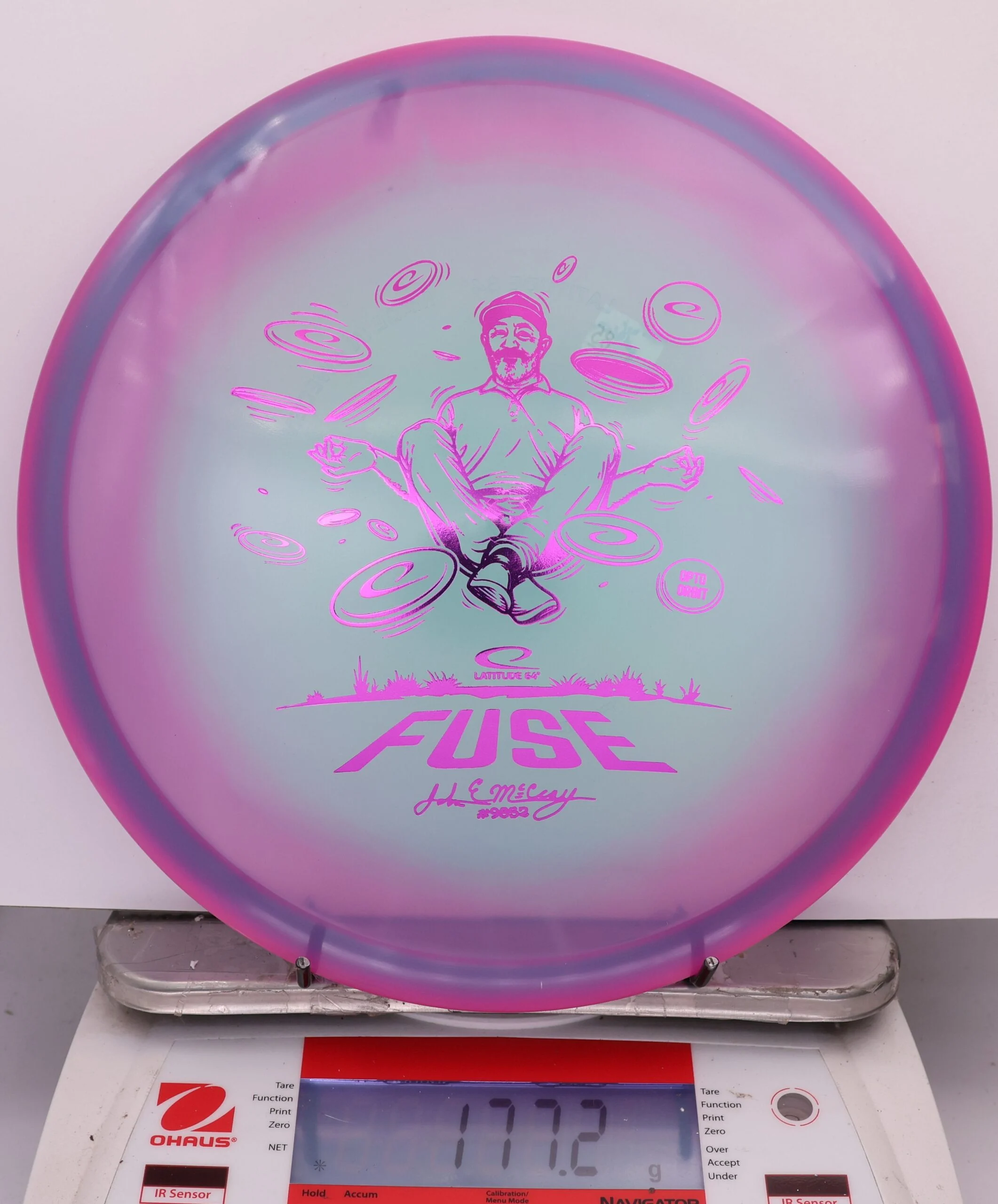 857276 Opto Orbit Fuse, JohnE McCray 2025 Team Series - #85 Purple-LtBlue, 177