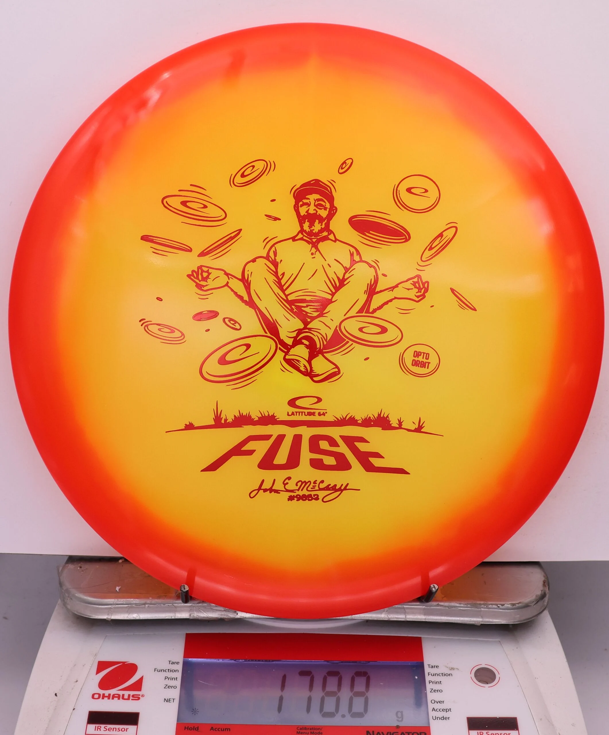 857277 Opto Orbit Fuse, JohnE McCray 2025 Team Series - #86 Orange-Yellow, 179