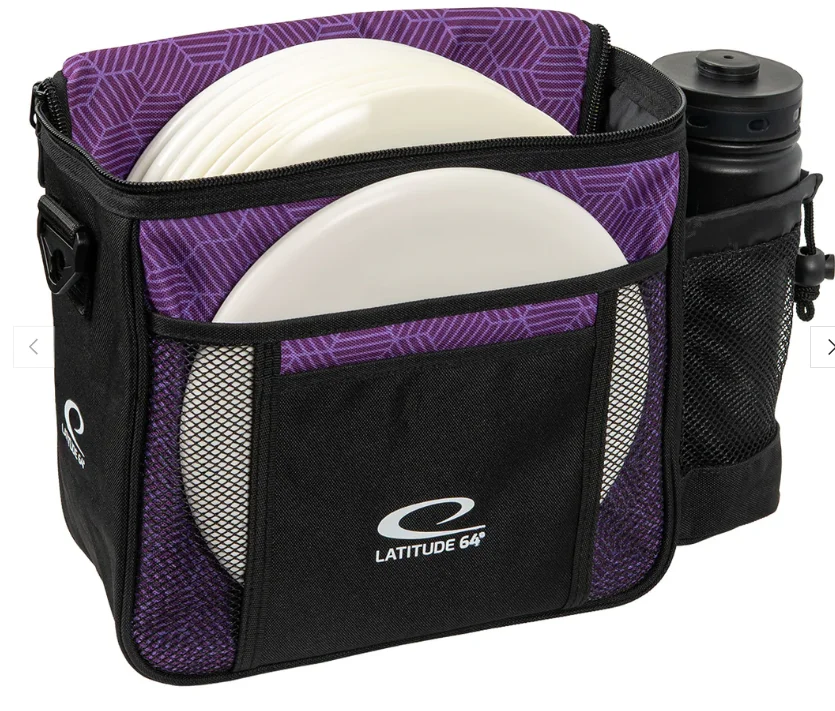 857484 Slim HEX Shoulder Bag - Purple, 8+Discs