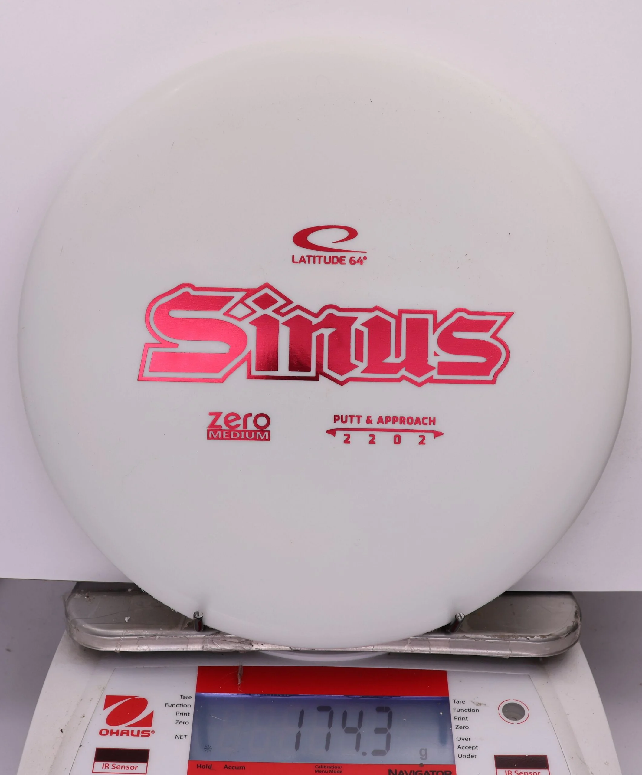 857710 Zero Medium Sinus, Retooled - #91 White, 174