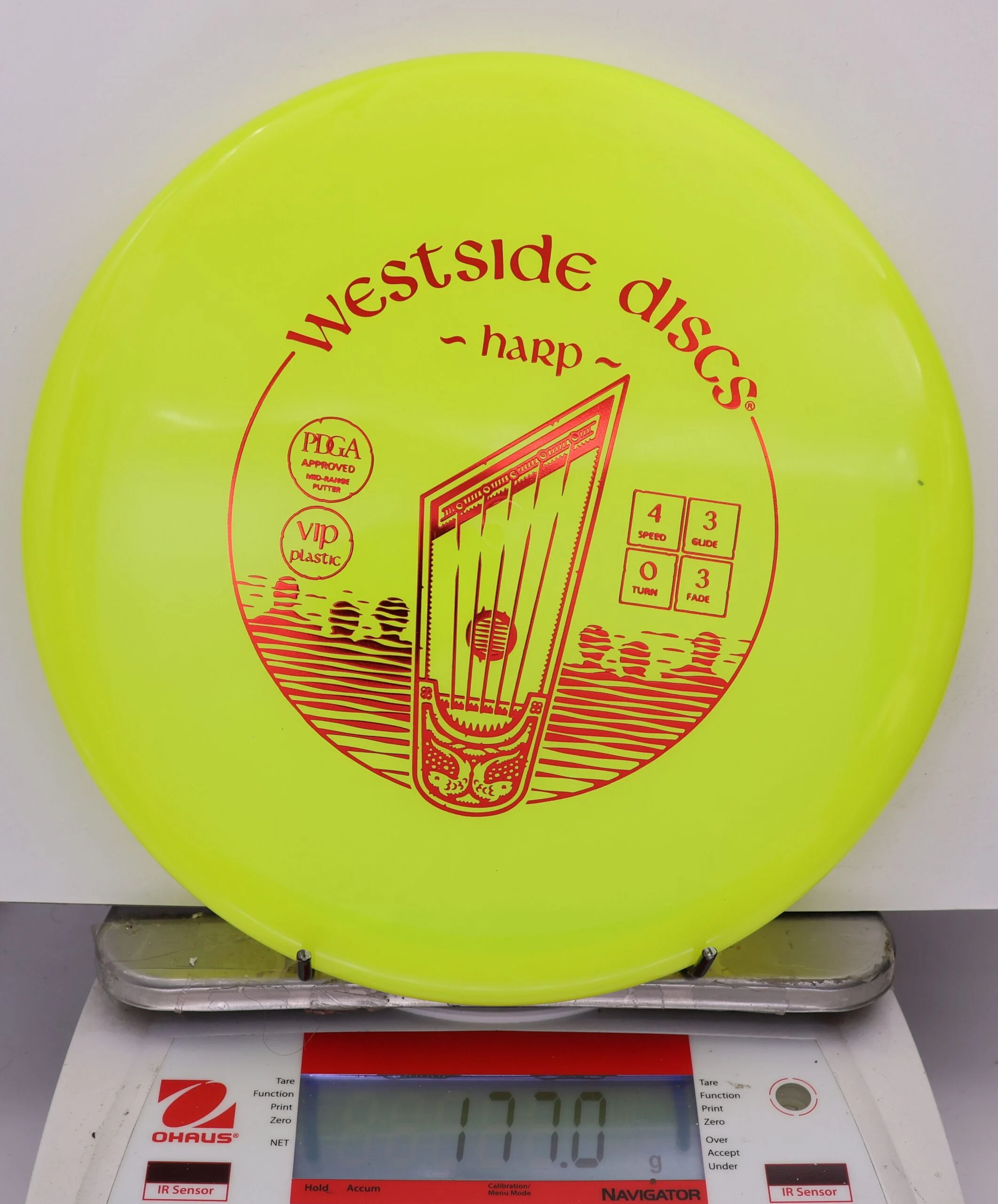 857983 VIP Harp - #84 Yellow, 177