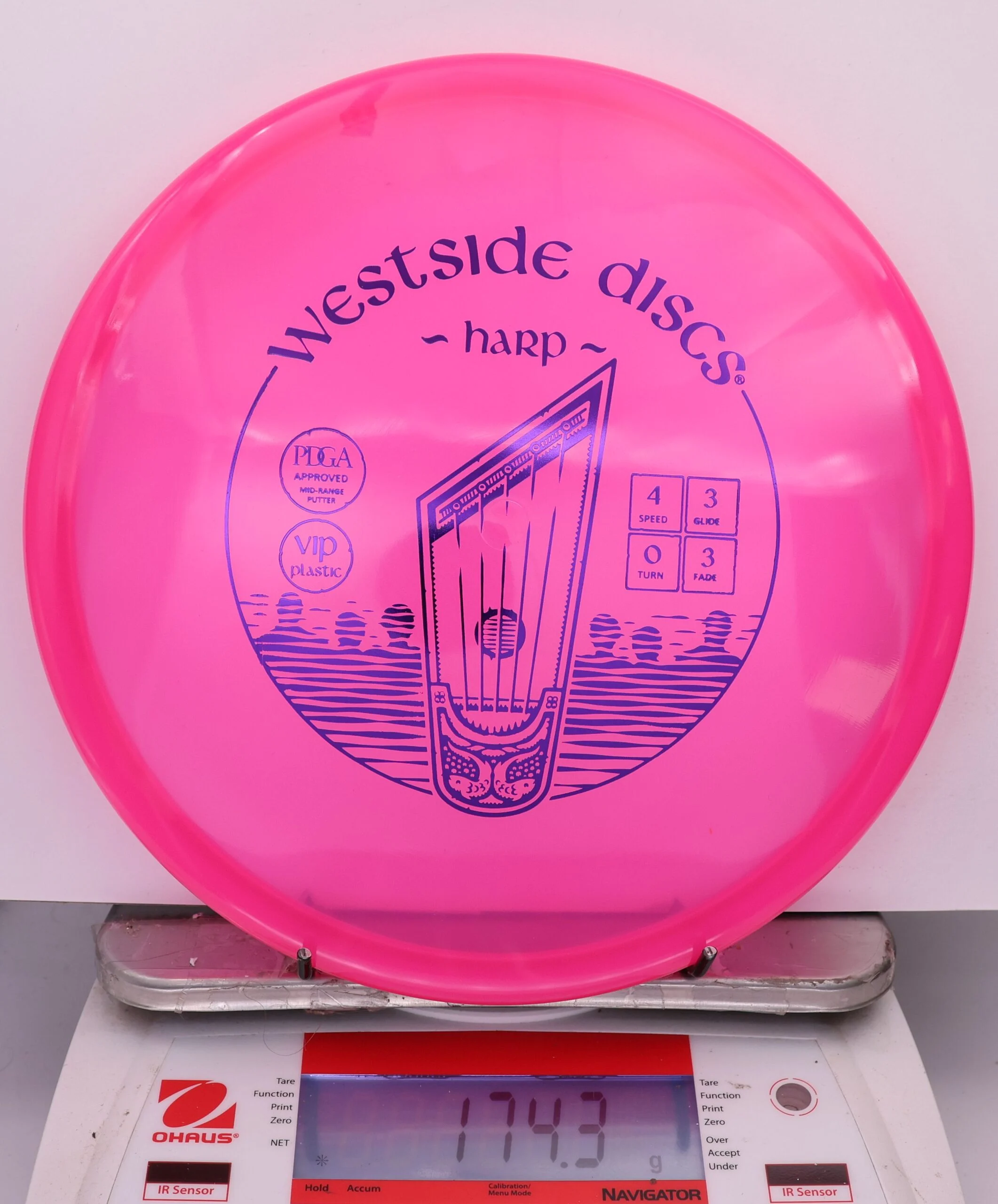 857985 VIP Harp - #86 HotPink, 174
