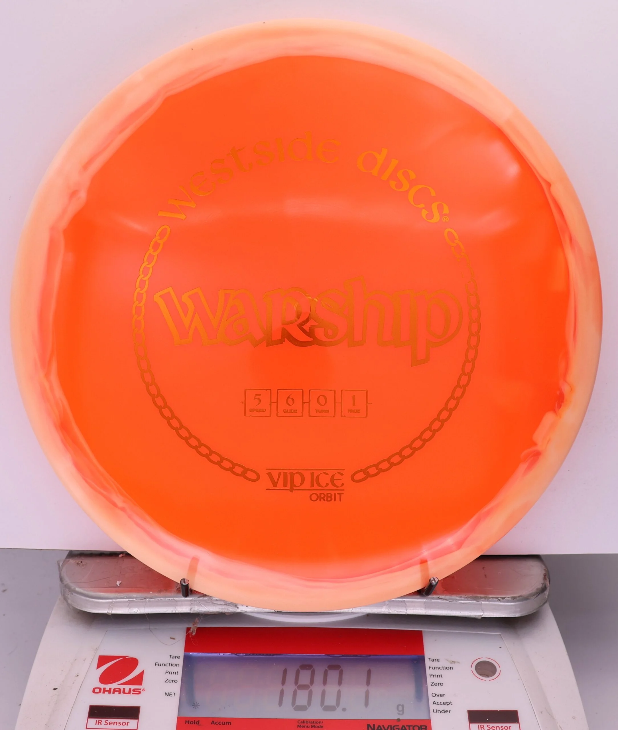 858310 VIP Ice Orbit Warship - #88 White-Orange, 180