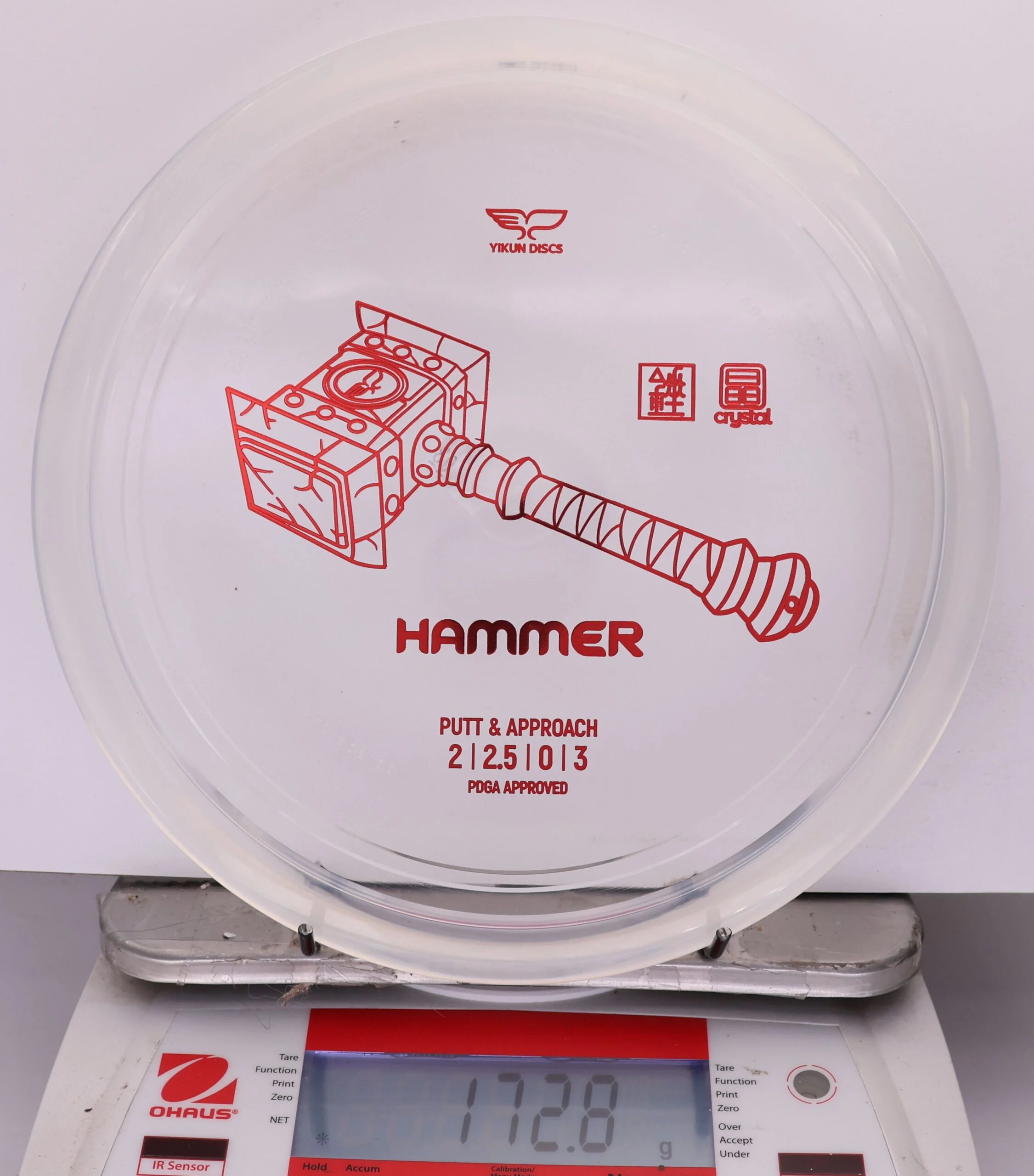 858941 Crystal Line Hammer - #03 Clear, 173