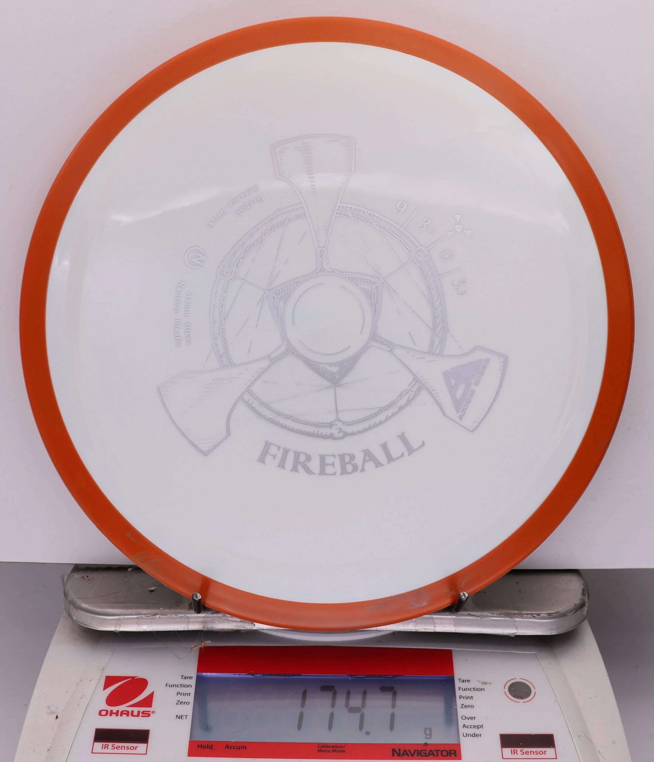 863672 Neutron Fireball - #409 RedOrange-White, 175