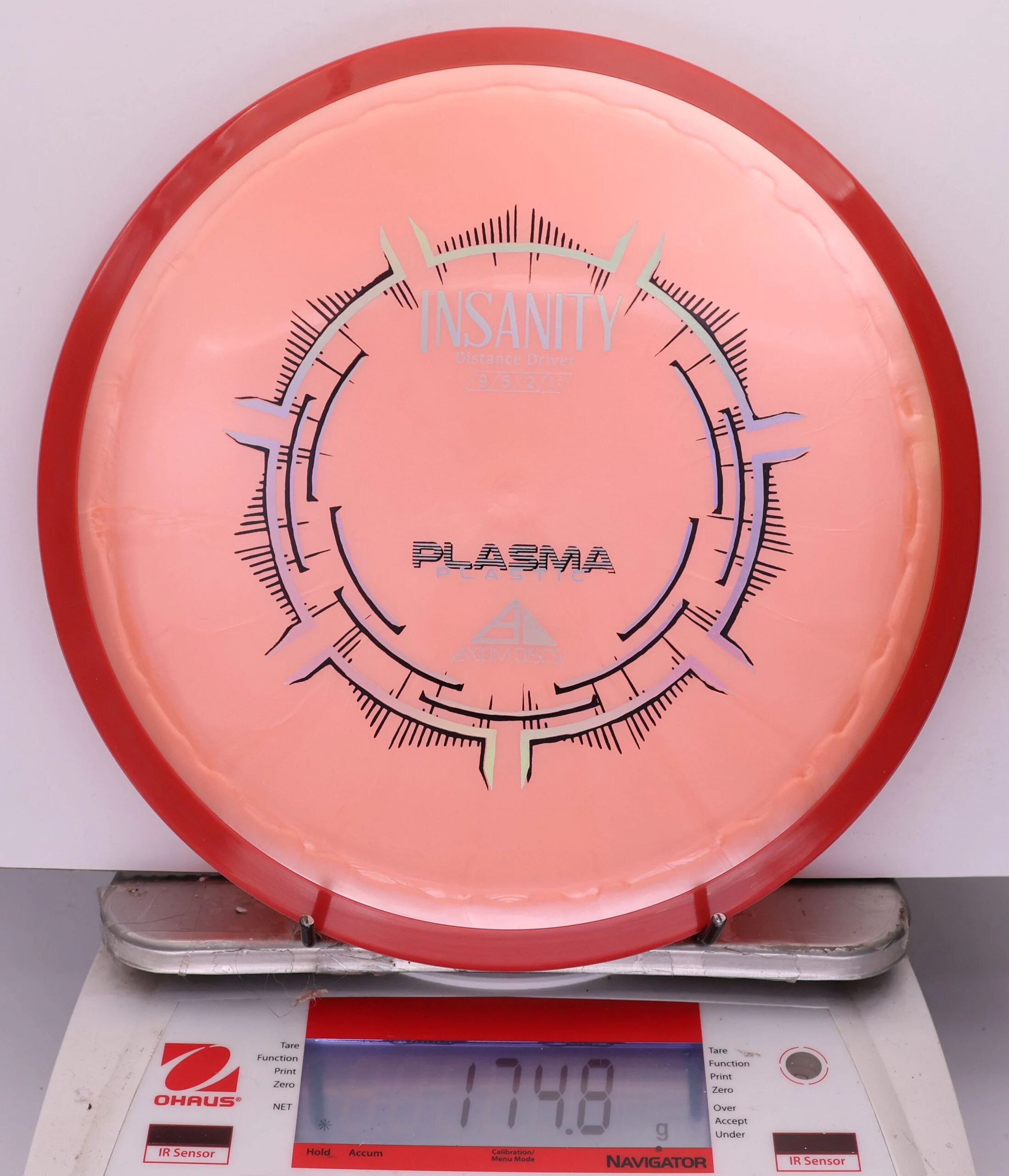 863758 Plasma Insanity - #408 Red-Peach, 175