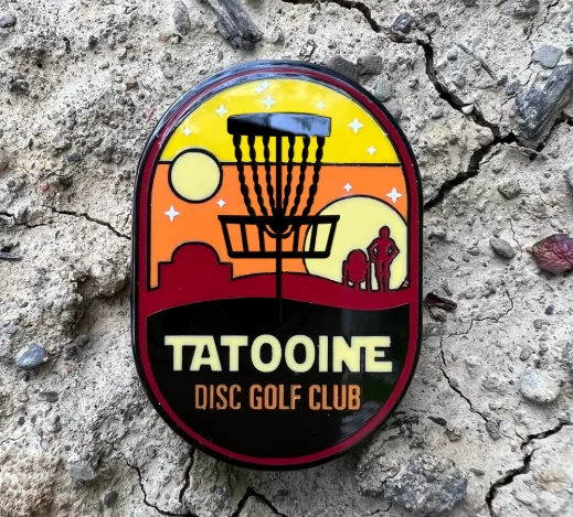867689 Tatooine Disc Golf Club Pin - Tatooine Pin