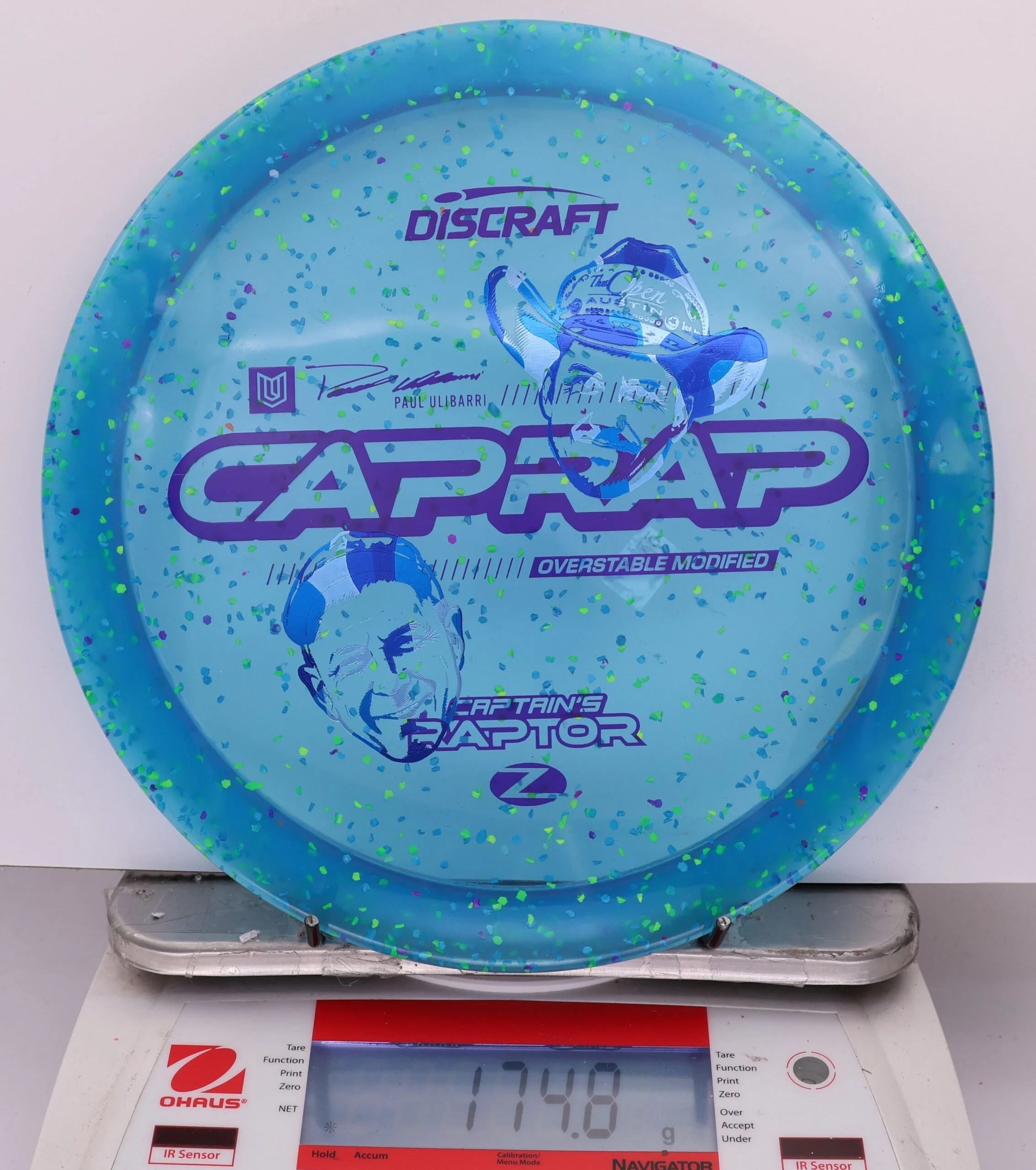 867912 Z Confetti Captain's Raptor, 2026 Paul Ulibari Faces - #06 Blue, 175
