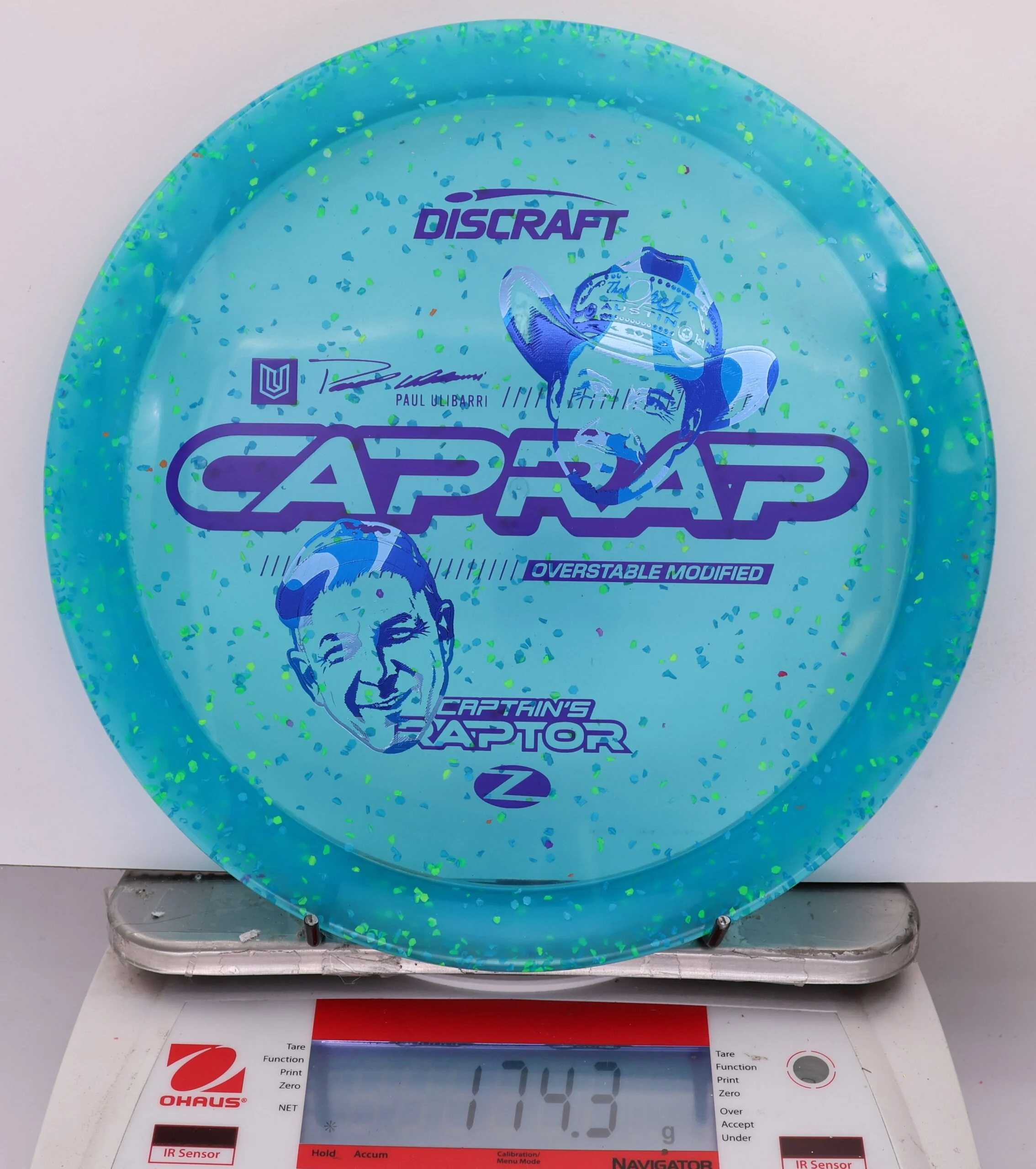 867938 Z Confetti Captain's Raptor, 2026 Paul Ulibari Faces - #08 Teal, 174